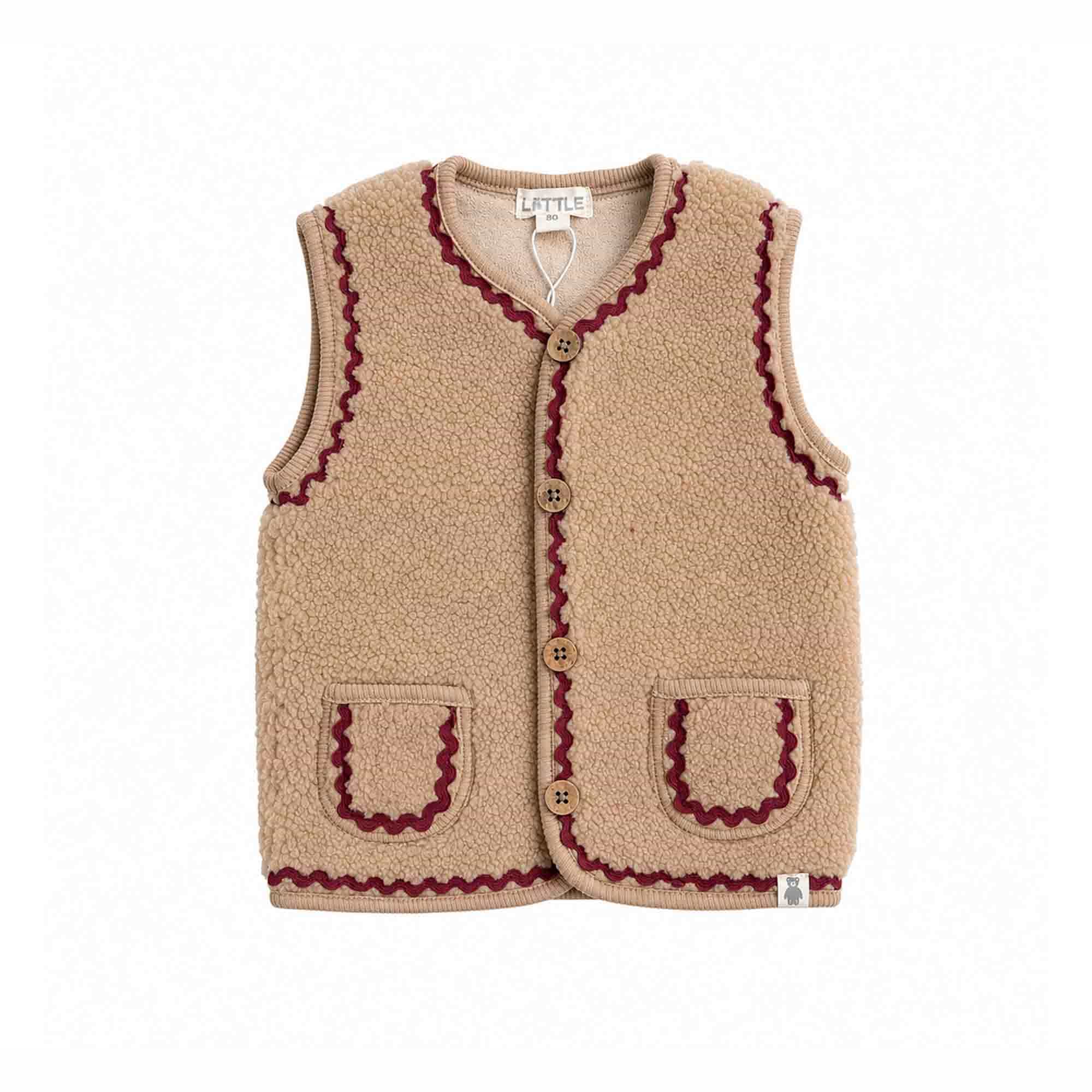 Westen, LITTLE, Beige – Besonderheit: aus 100% Polyester 