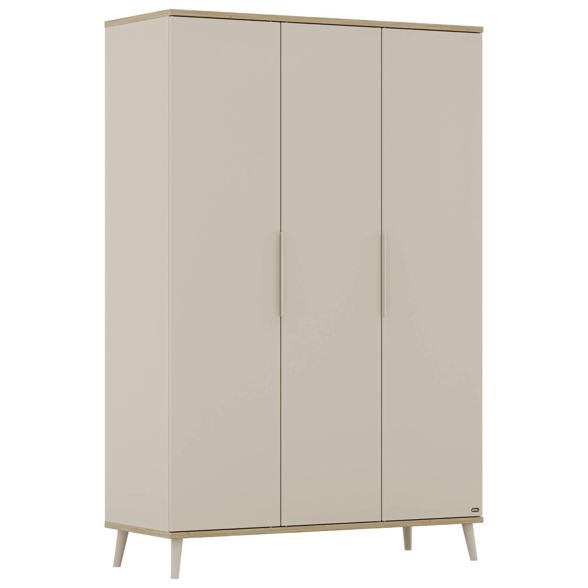 3-türige Kleiderschränke, Yuny by PAIDI, Beige – Besonderheit: großzügiges Stauraumangebot mit 3 Türen
