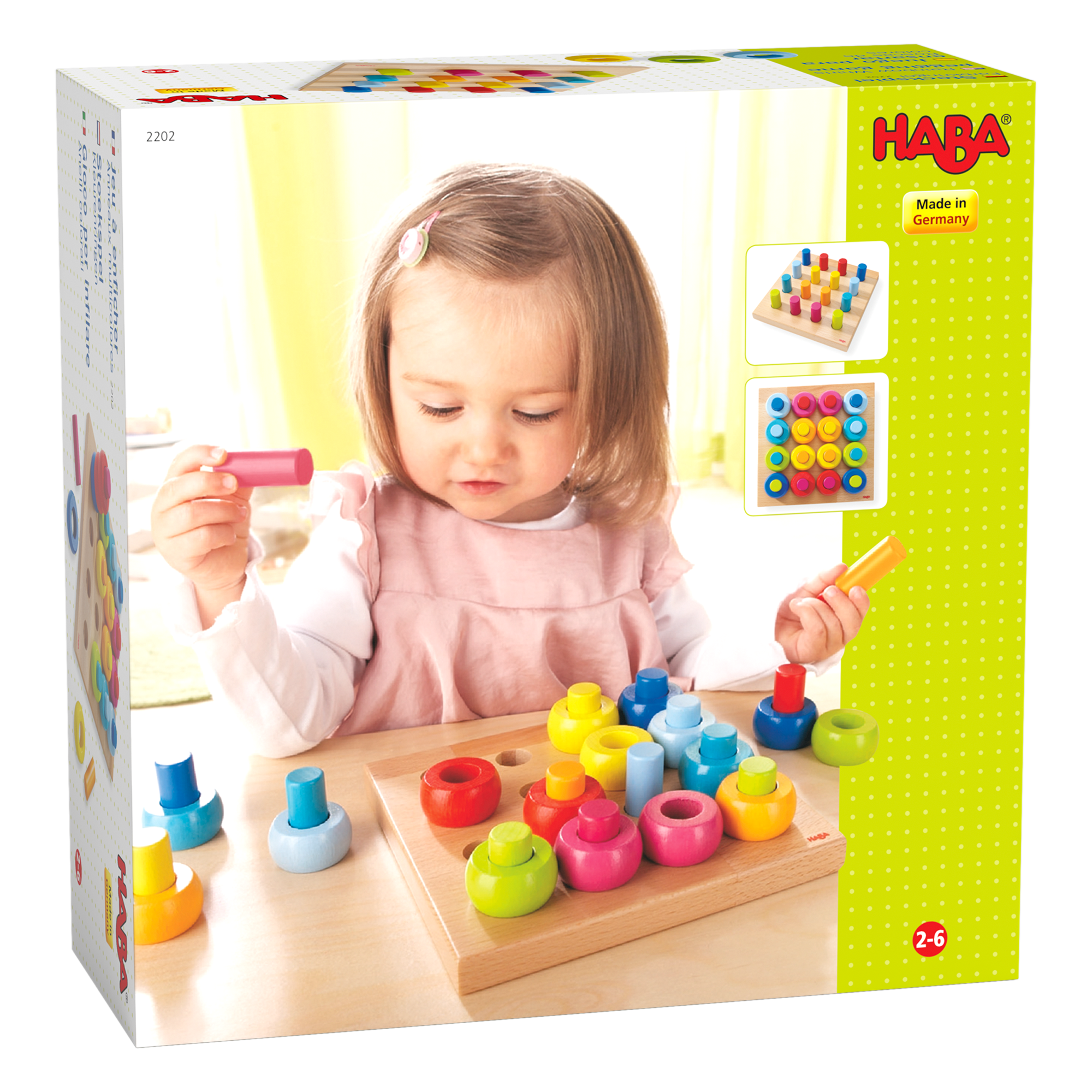 Steckspielzeug, HABA, Mehrfarbig – Produktansicht