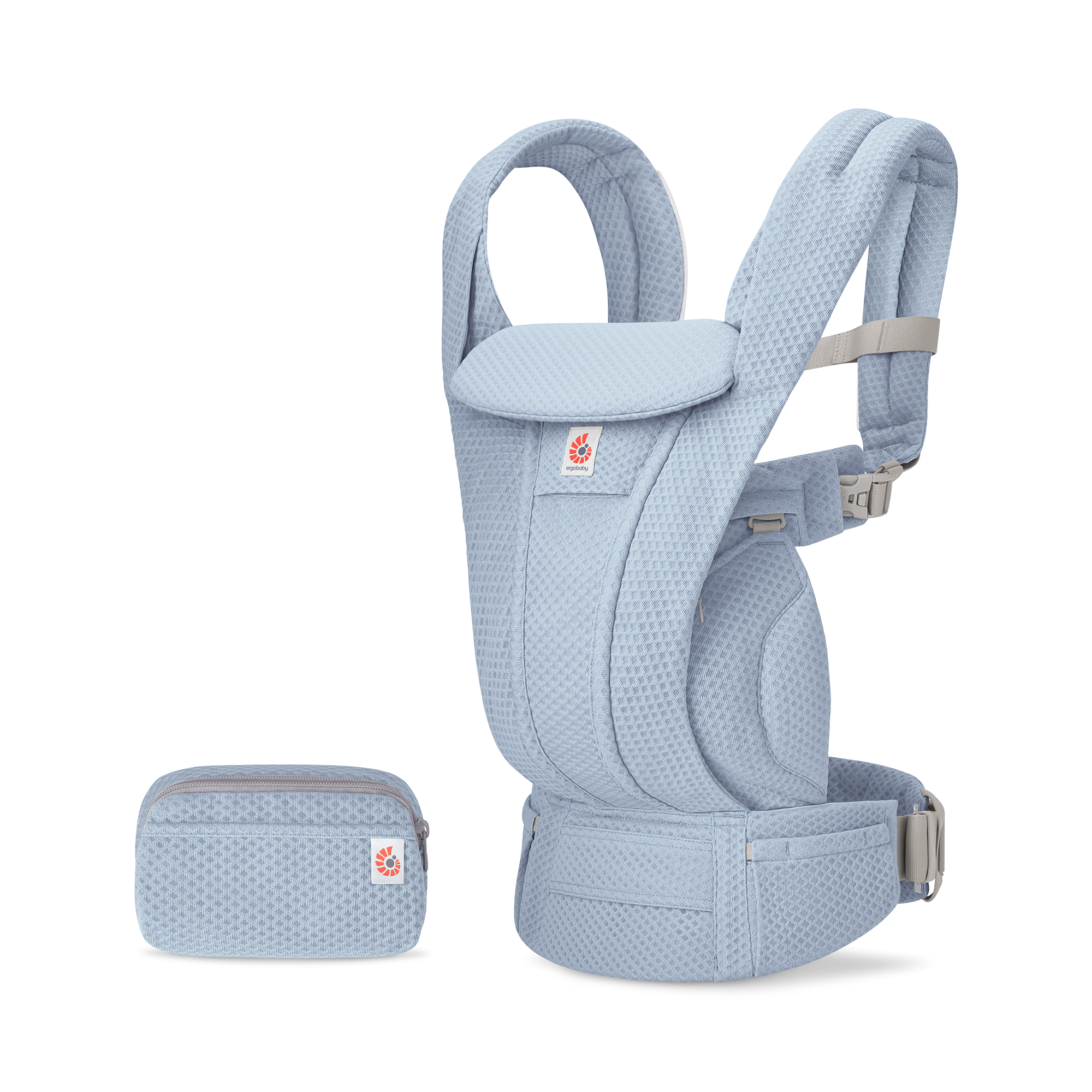 Fullbuckle Tragen, ERGObaby, Blau – Besonderheit: 4 verschiedene Trageweisen