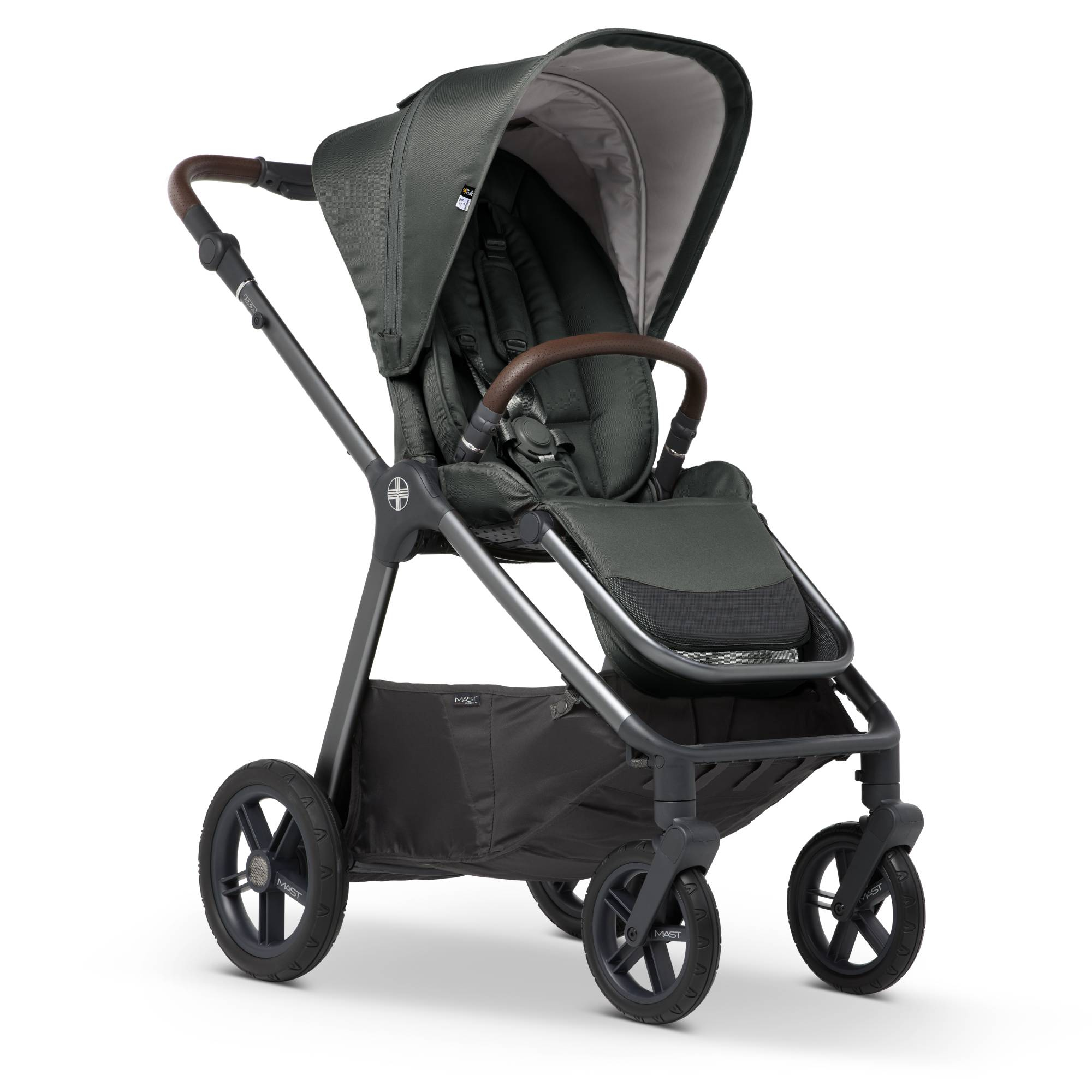 Kombi-Kinderwagen, MAST, Schwarz – Produktansicht