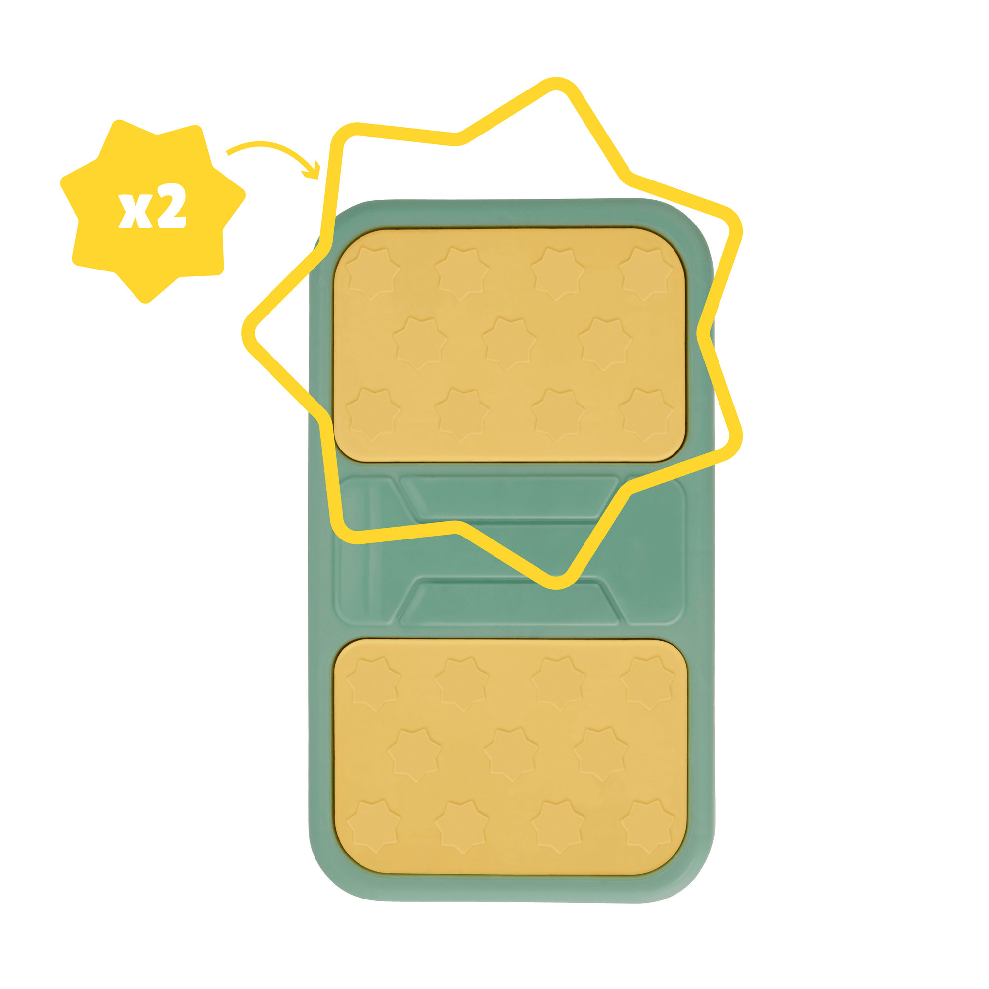 Tritthocker, badabulle, Grün – Produktansicht