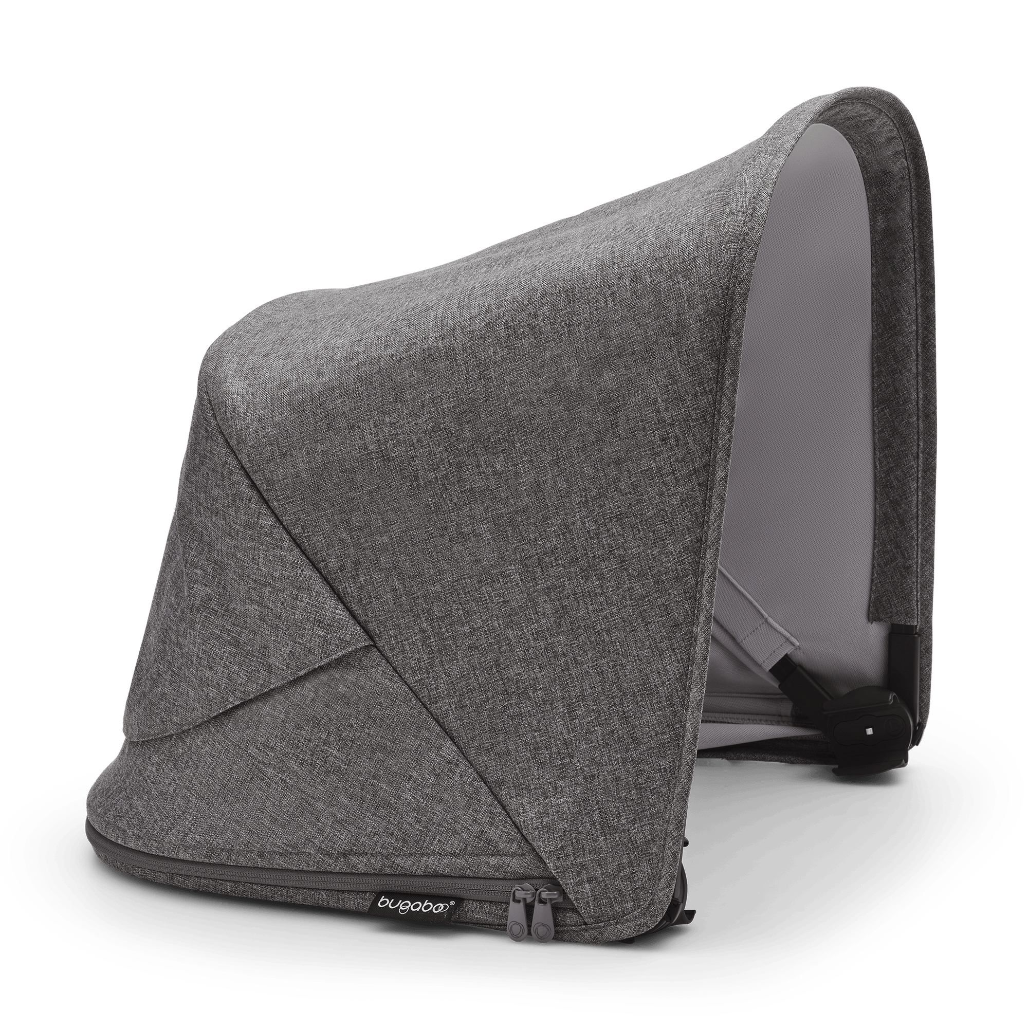 Sonnen- & Insektenschutz Kinderwagen, bugaboo, Grau – Besonderheit: großes Sonnendach mit LSF 50+