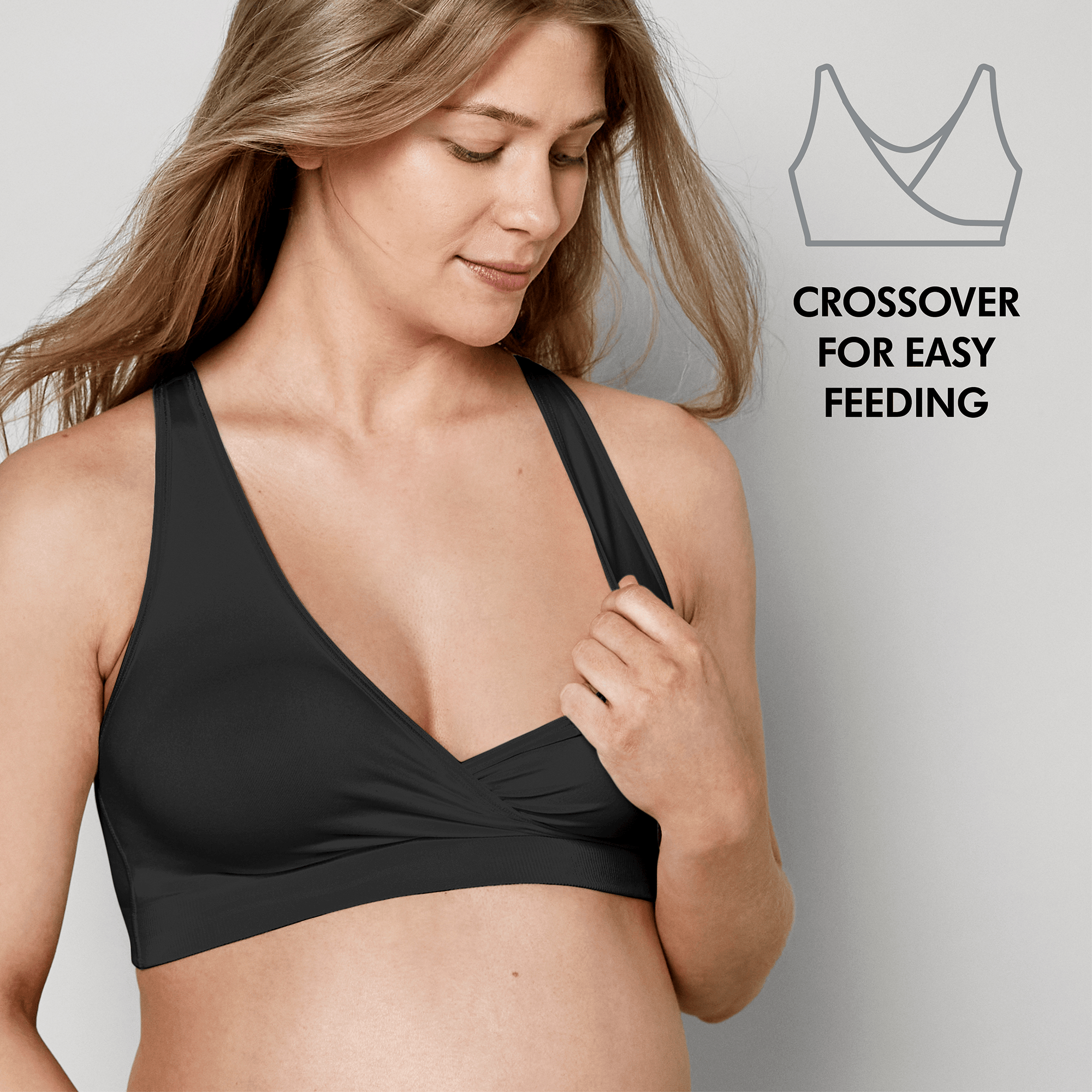 Still-BH´s, medela, Schwarz – Produktansicht