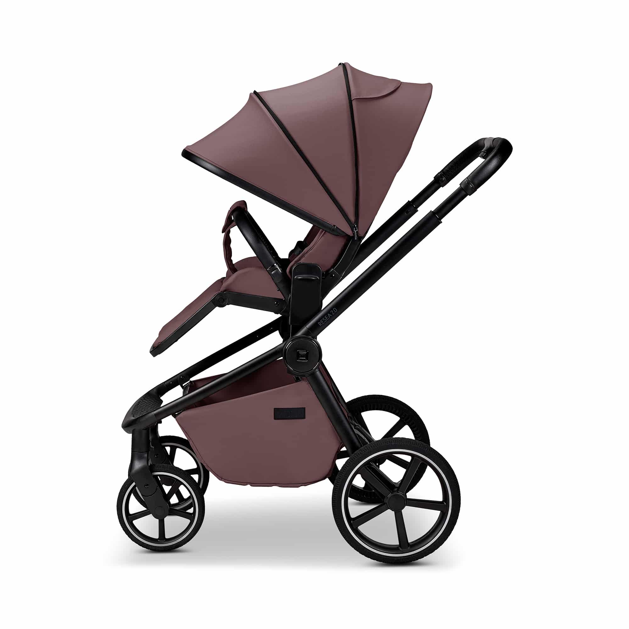 Kombi-Kinderwagen, MOON, Braun – Produktansicht