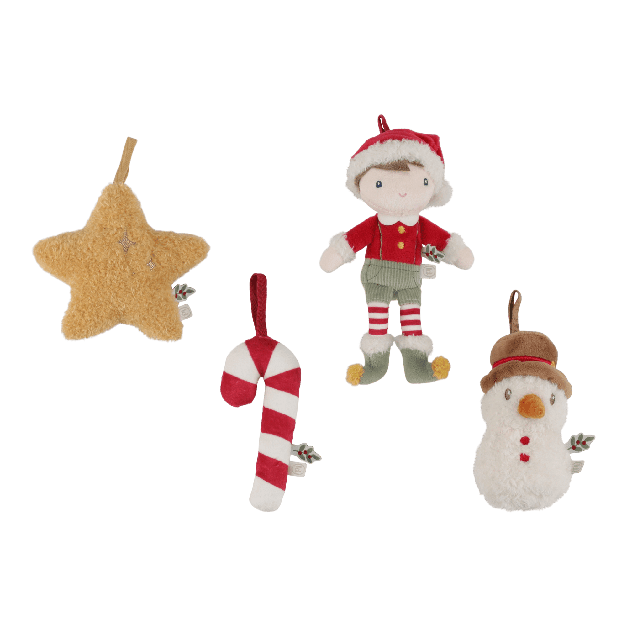 Deko & Accessoires, LITTLE DUTCH, Rot – Besonderheit: dekoratives Set für die Weihnachtszeit

