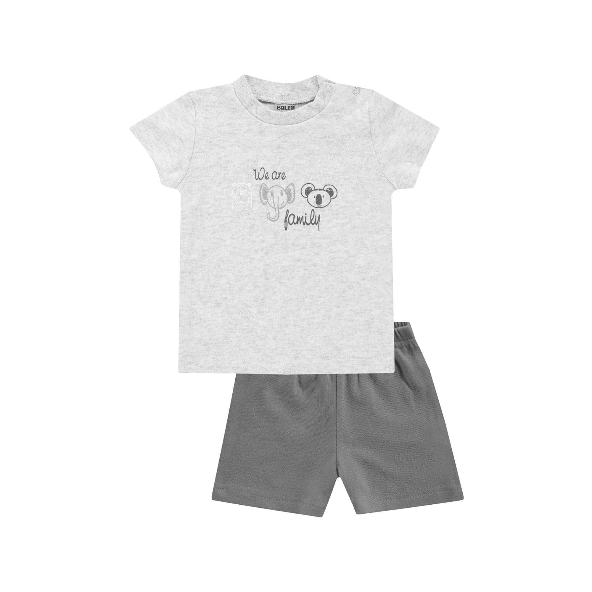 Kurzarmshirts, Boley, Grau – Produktansicht