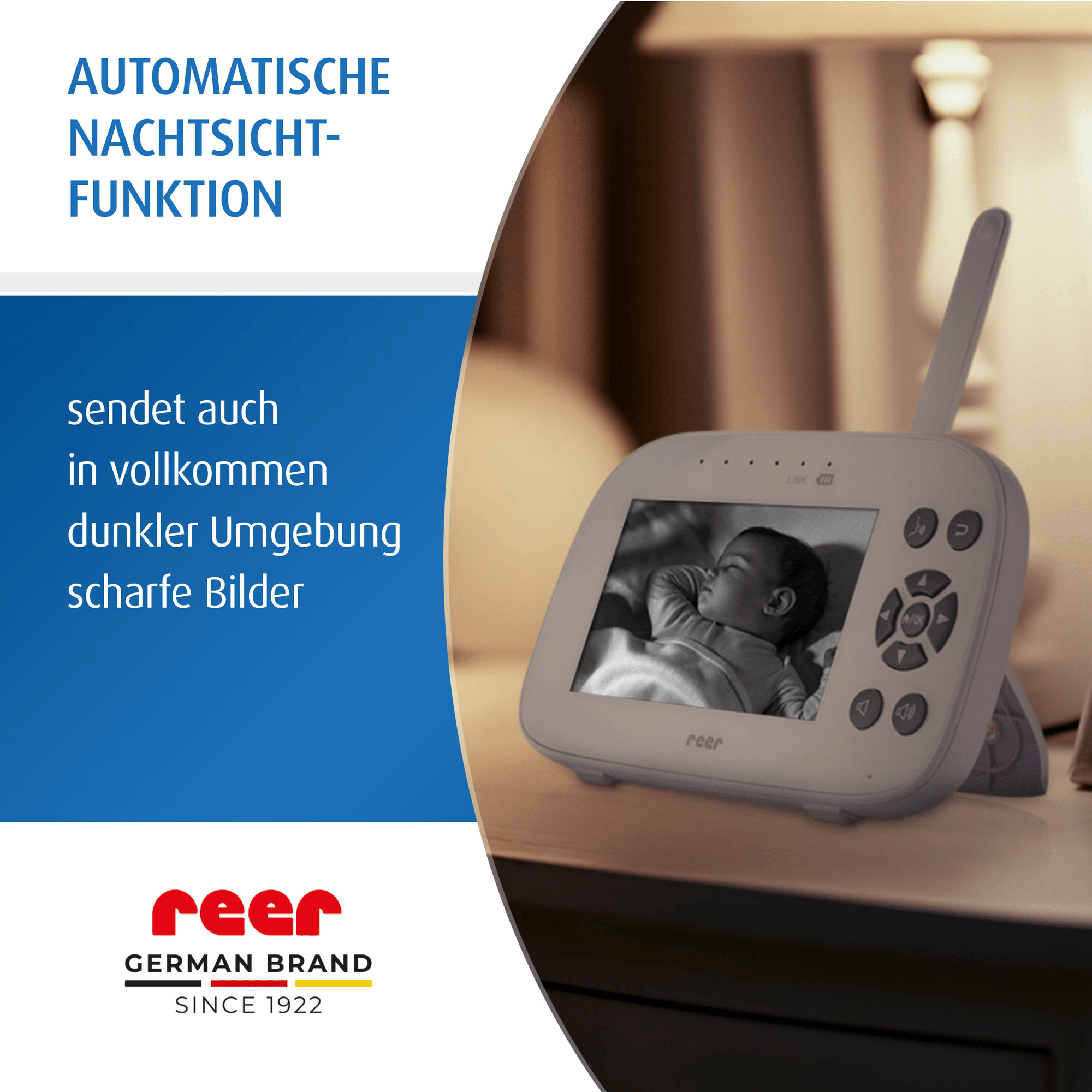 Video Babyphone, reer, Weiß – Produktansicht
