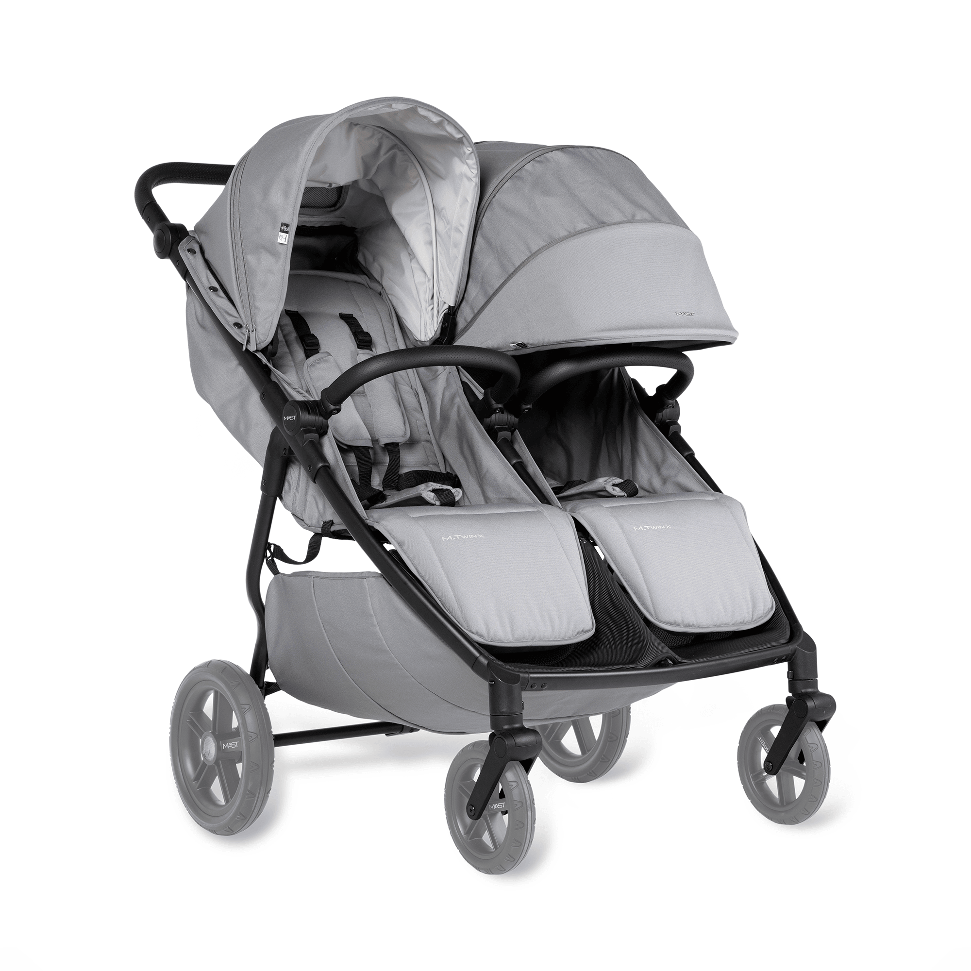 Kombi-Kinderwagen, MAST, Grau – Produktansicht
