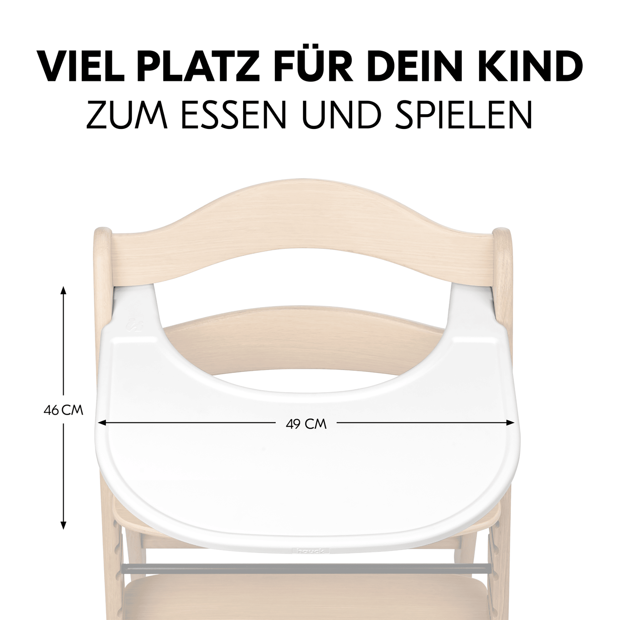 Hochstuhl Zubehör, hauck, Weiß – Produktansicht