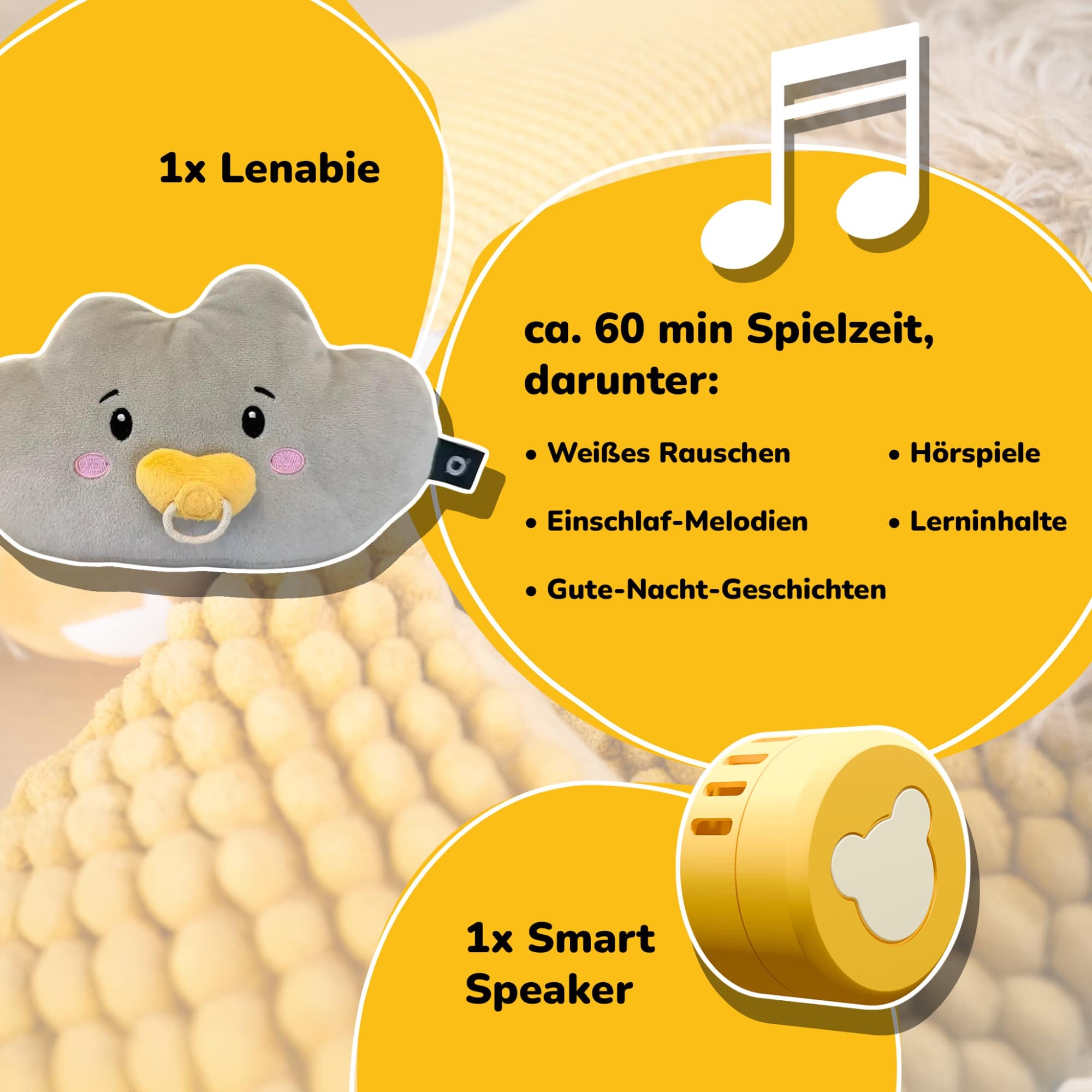 Spieluhren, Lenabo, Blau – Produktansicht