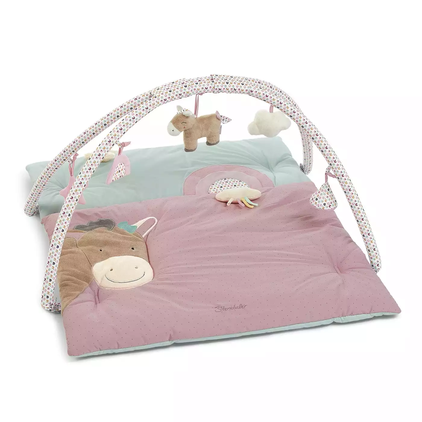 Écharpe Bébé Sterntaler - Imprimé Papillons | 95% Coton | Pour Fille | Lavable En Machine