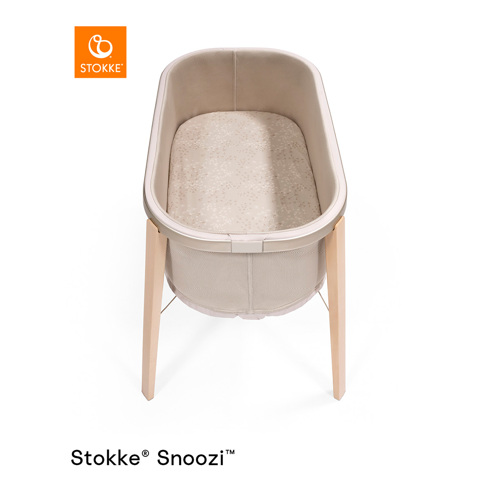 Spannbettlaken, STOKKE, Mehrfarbig – Produktansicht