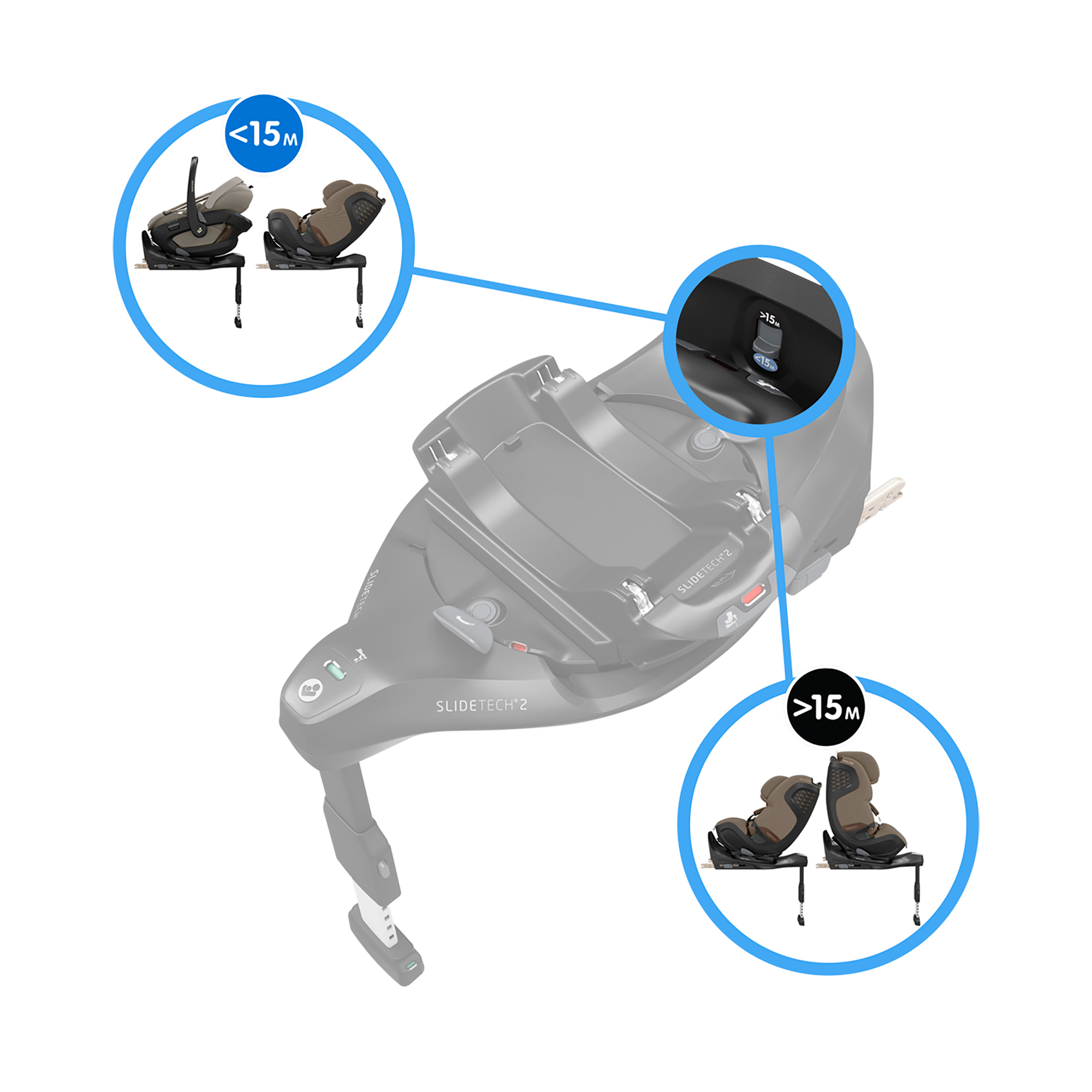 Isofix Stationen, MAXI-COSI Premium, Schwarz – Produktansicht