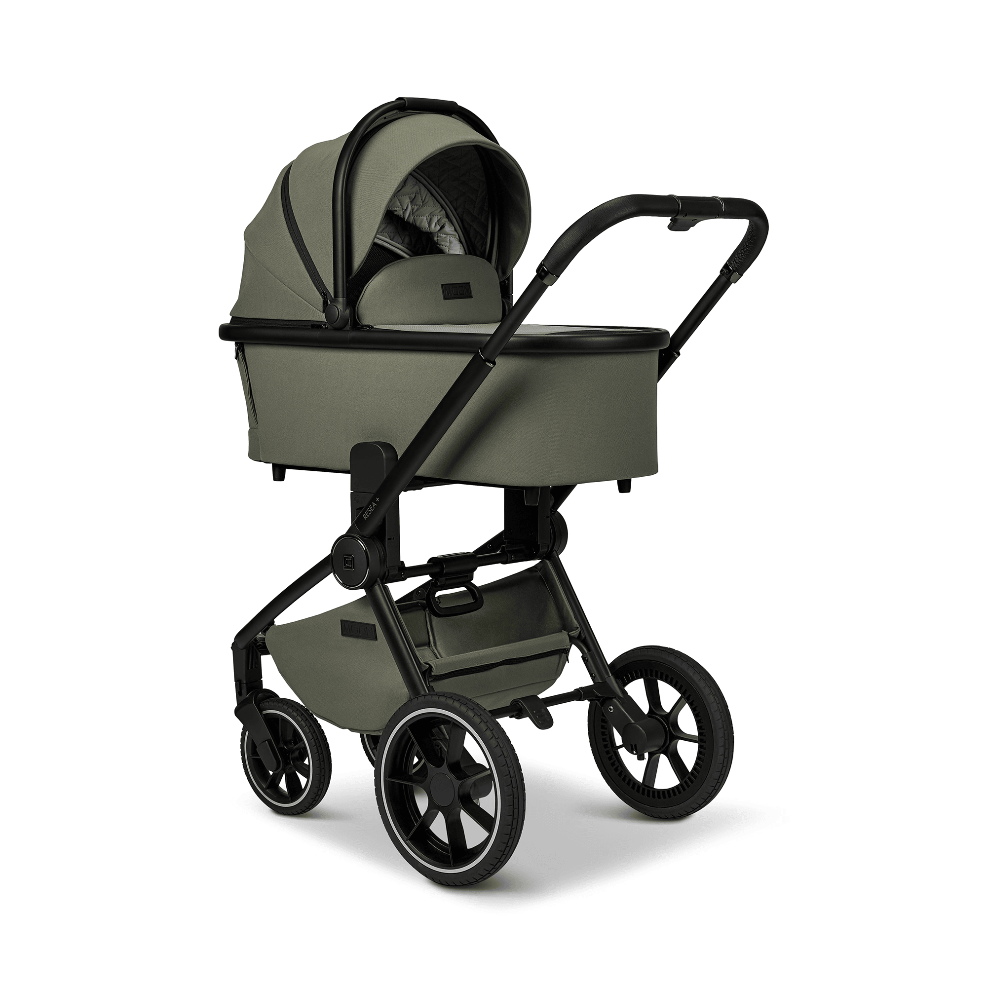 Kombi-Kinderwagen, MOON, Grün – Produktansicht