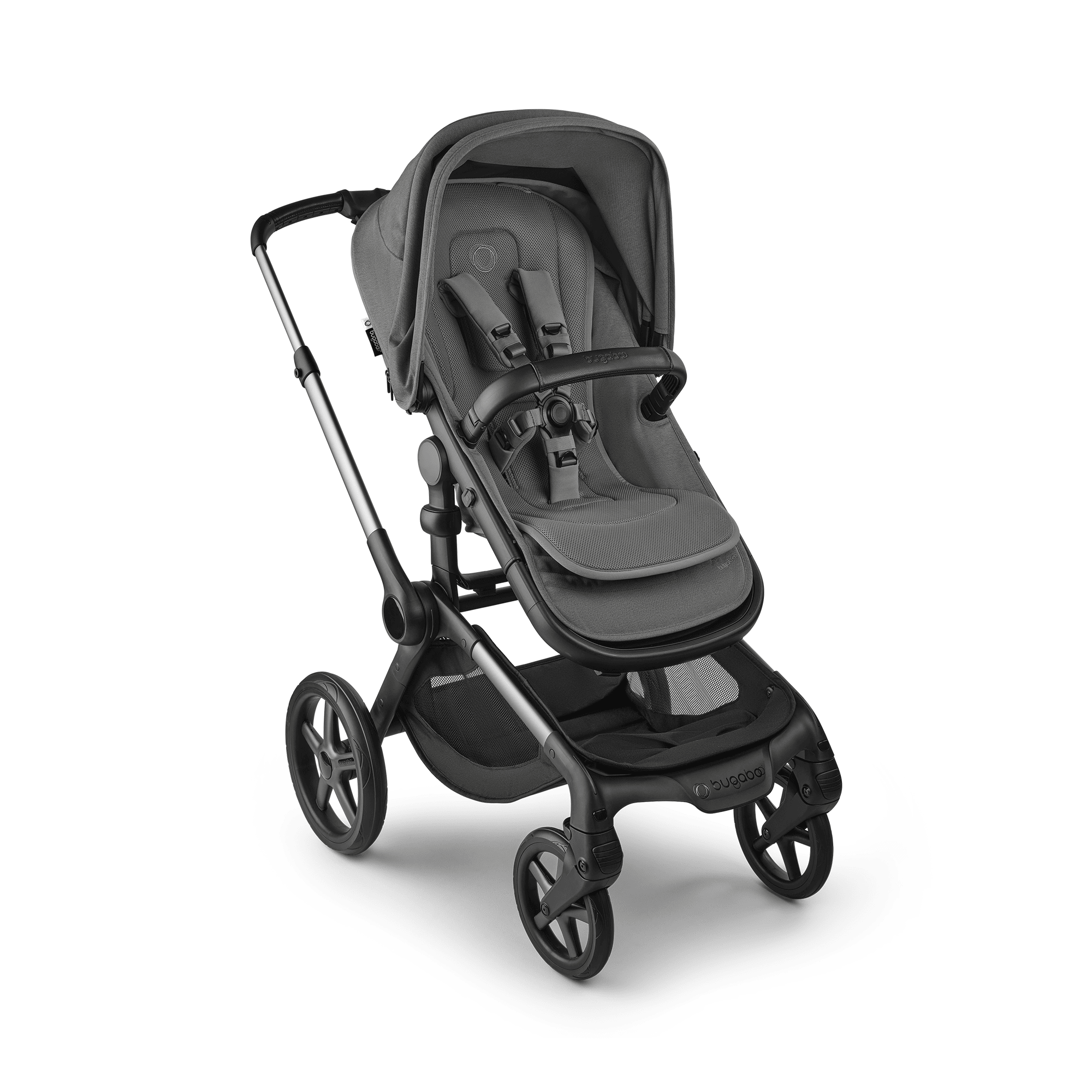 Sitzauflagen, bugaboo, Grau – Besonderheit: optimale Belüftung durch 3D-Mesh-Gewebe