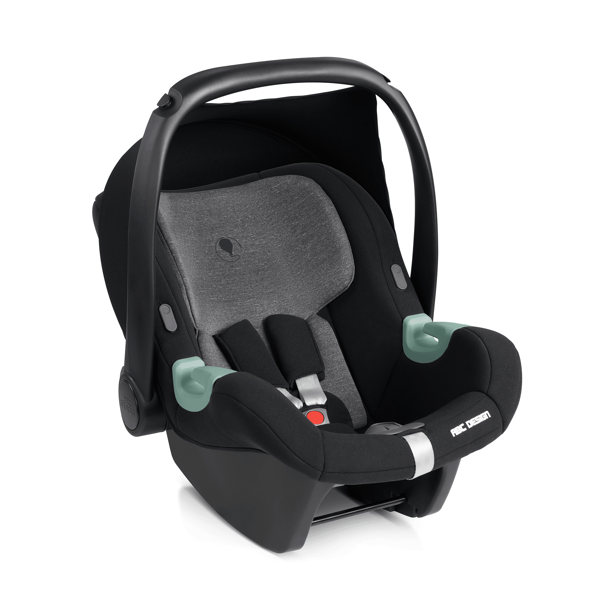 Babyschalen 0-13 kg, Gruppe 0+, ABC DESIGN, Grau – Produktansicht