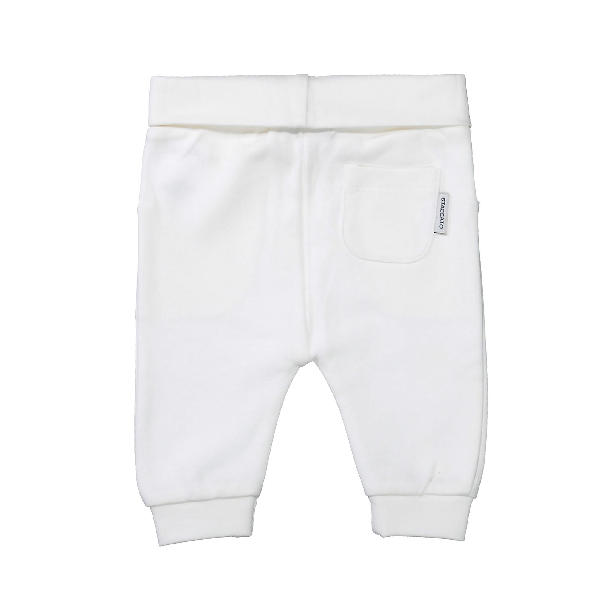 Schlupfhosen, STACCATO, Weiß – Besonderheit: aus 100% Baumwolle