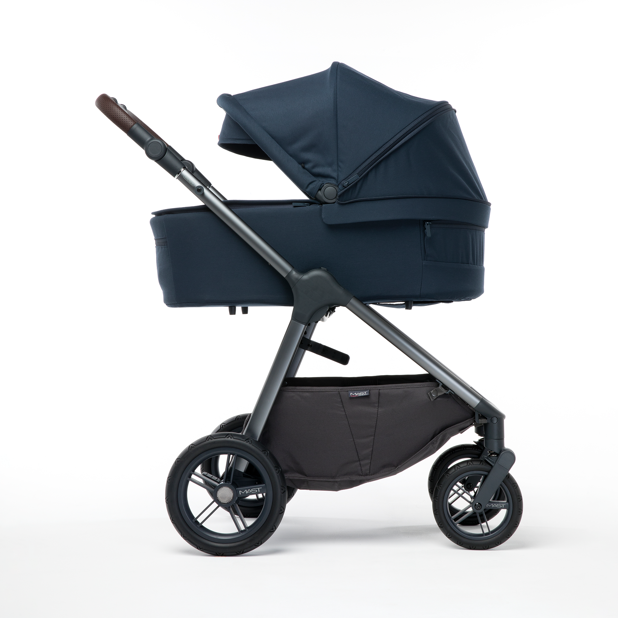 Kombi-Kinderwagen, MAST, Blau – Produktansicht