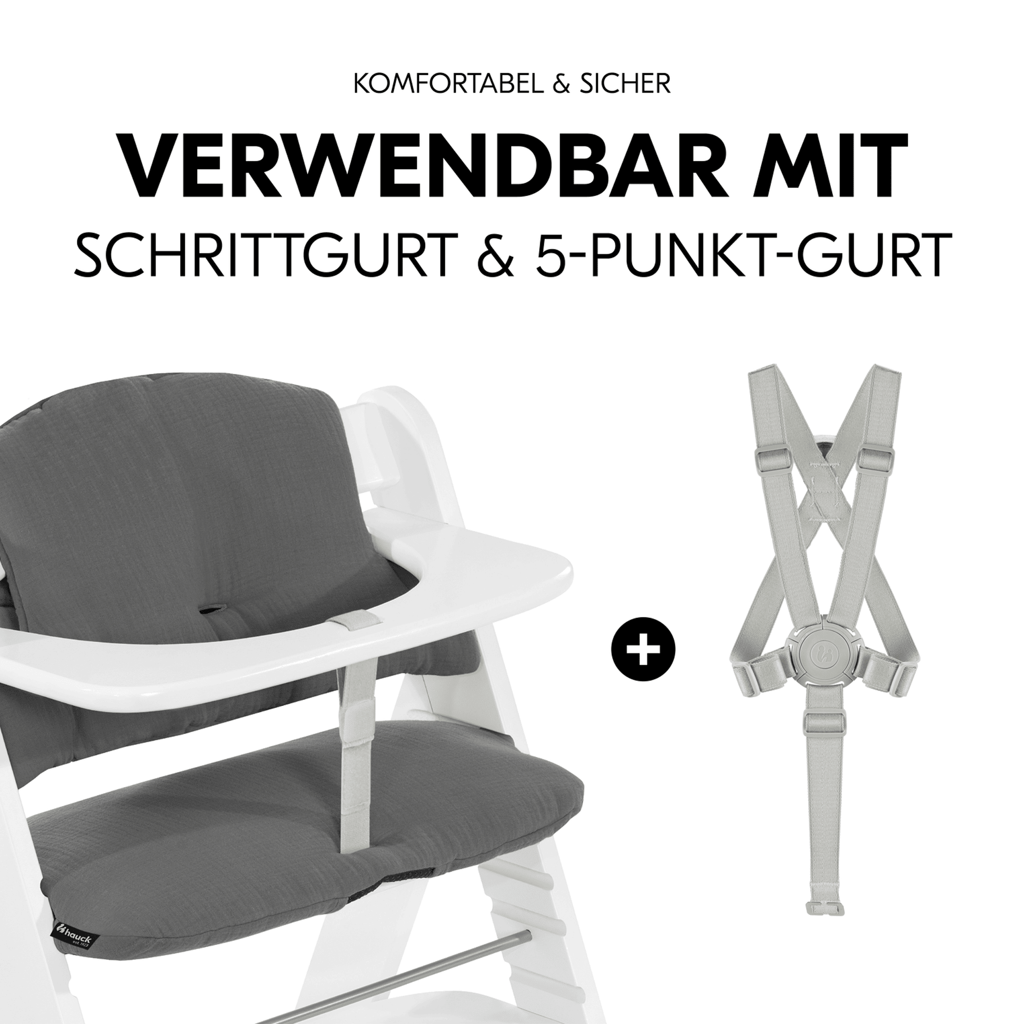 Hochstuhl Zubehör, hauck, Grau – Produktansicht
