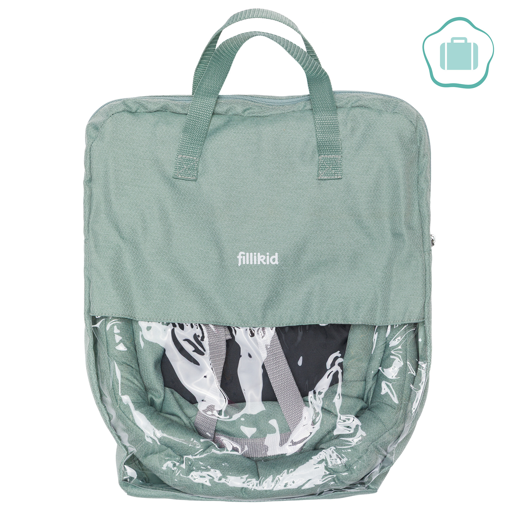 Reisehochstühle, fillikid, Grün – Produktansicht