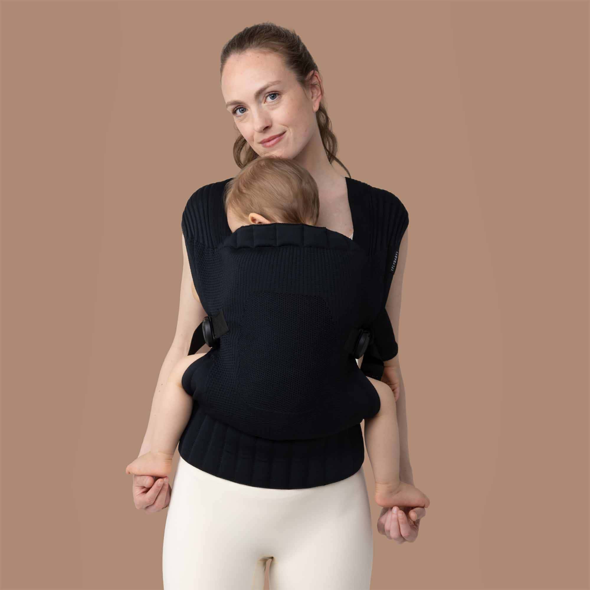 Babytragen, FLYBABY, Schwarz – Produktansicht