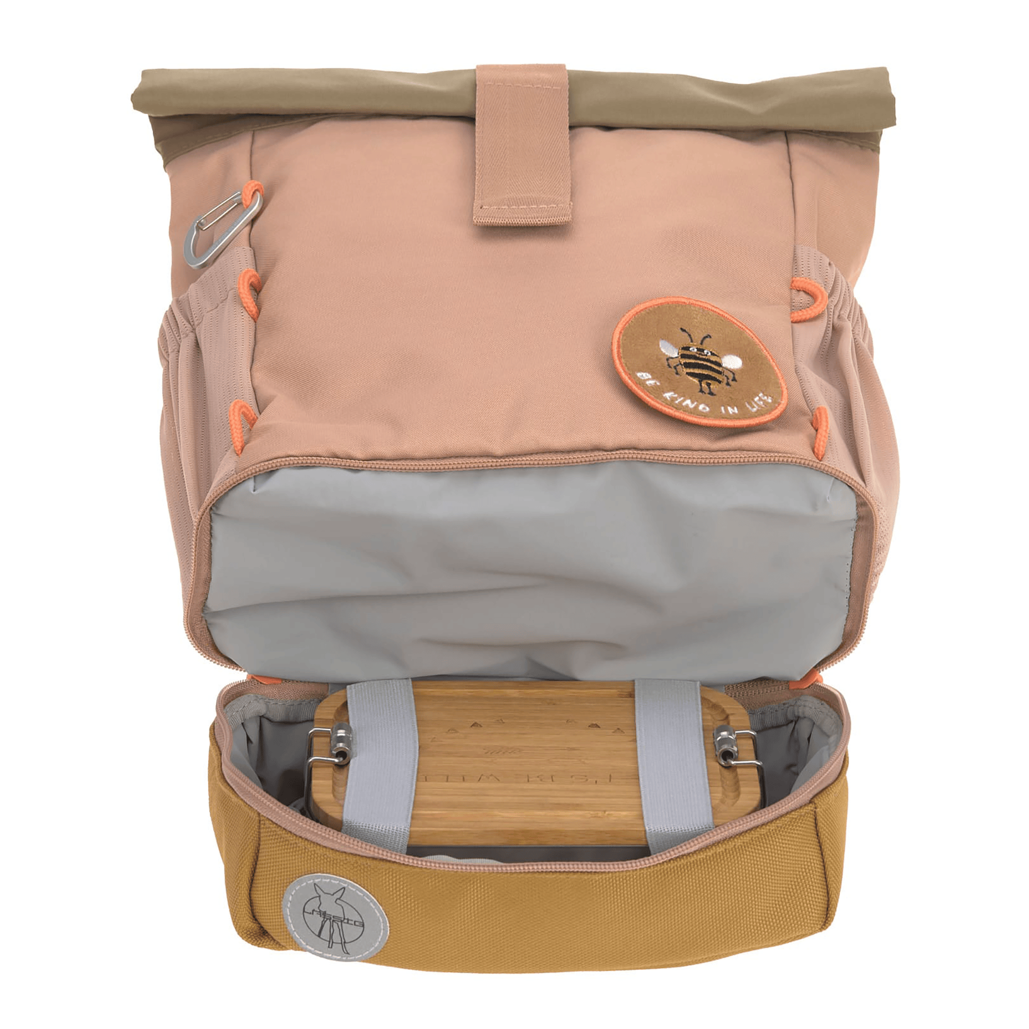 Kinderrucksäcke, LÄSSIG, Braun – Produktansicht