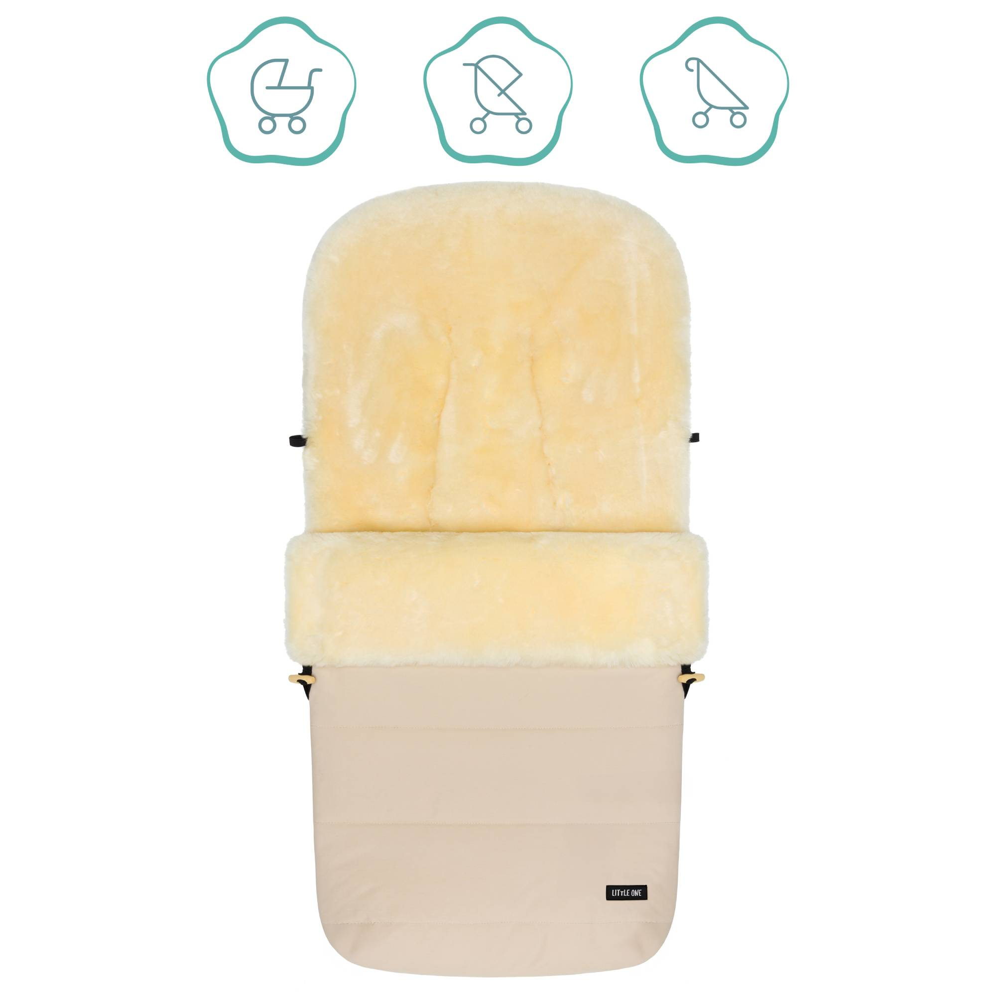Fußsäcke & Decken, LITTLE ONE, Beige – Produktansicht