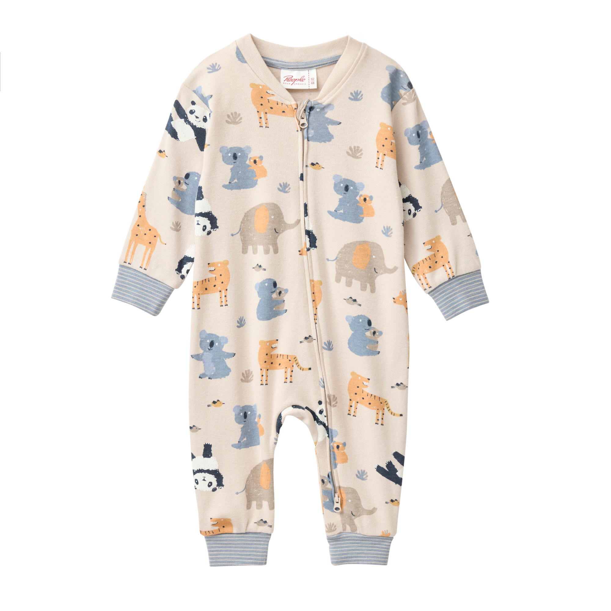 Schlafanzüge, People Wear Organic, Beige – Besonderheit: aus 100% Baumwolle