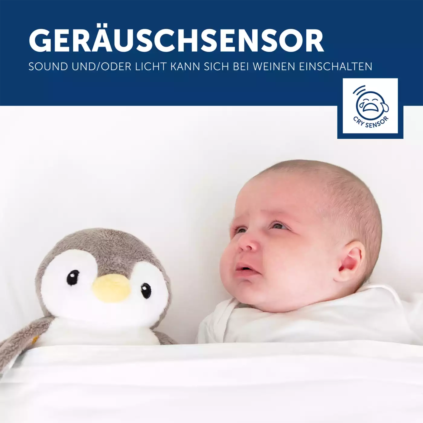 Nachtlichter, ZAZU, Weiß – Produktansicht