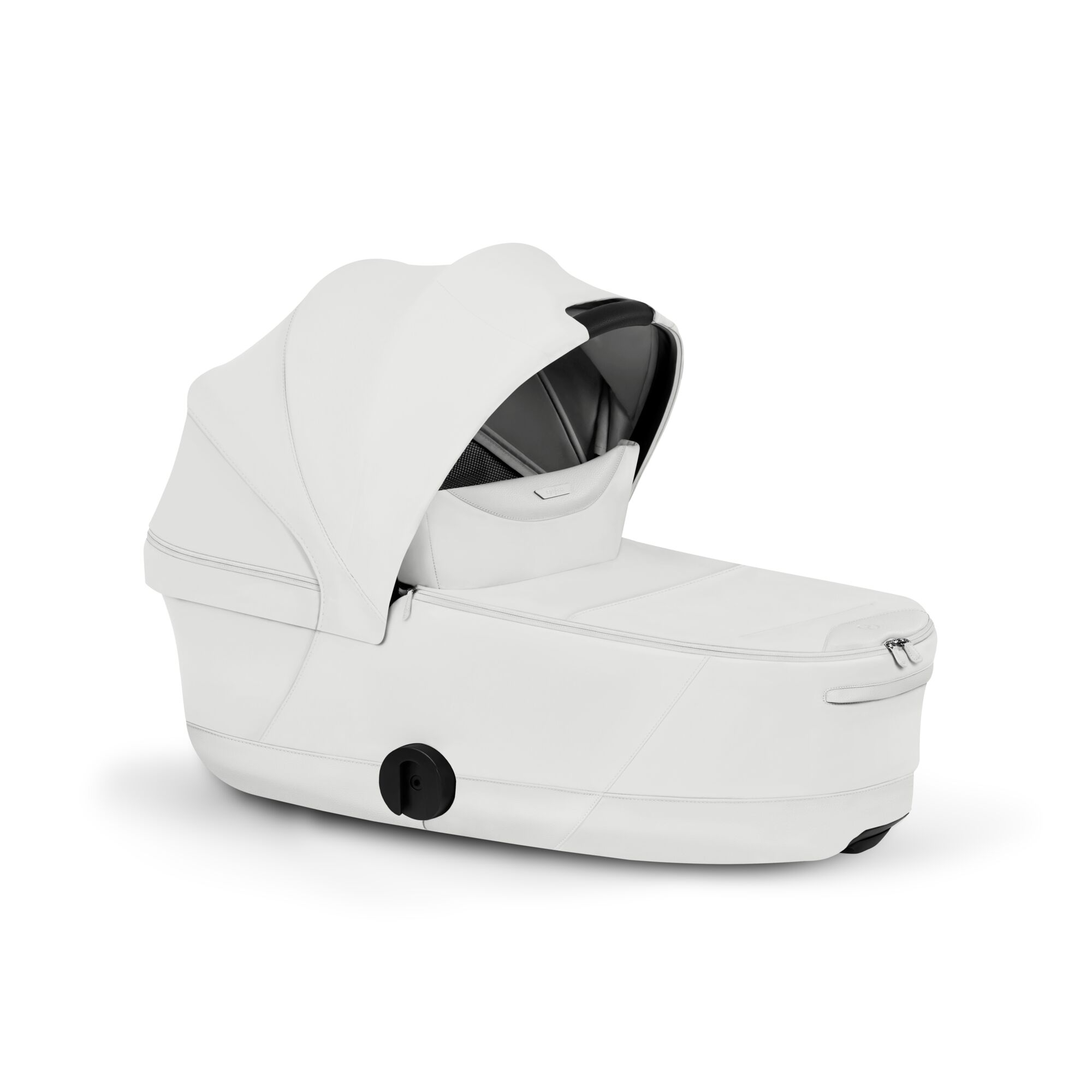 Tragewannen, cybex PLATINUM, Beige – Besonderheit: atmungsaktive Schaumstoffmatratze sorgt zusammen mit den Panorama- und Himmelsfenstern für erstklassigen Komfort und optimale Belüftung