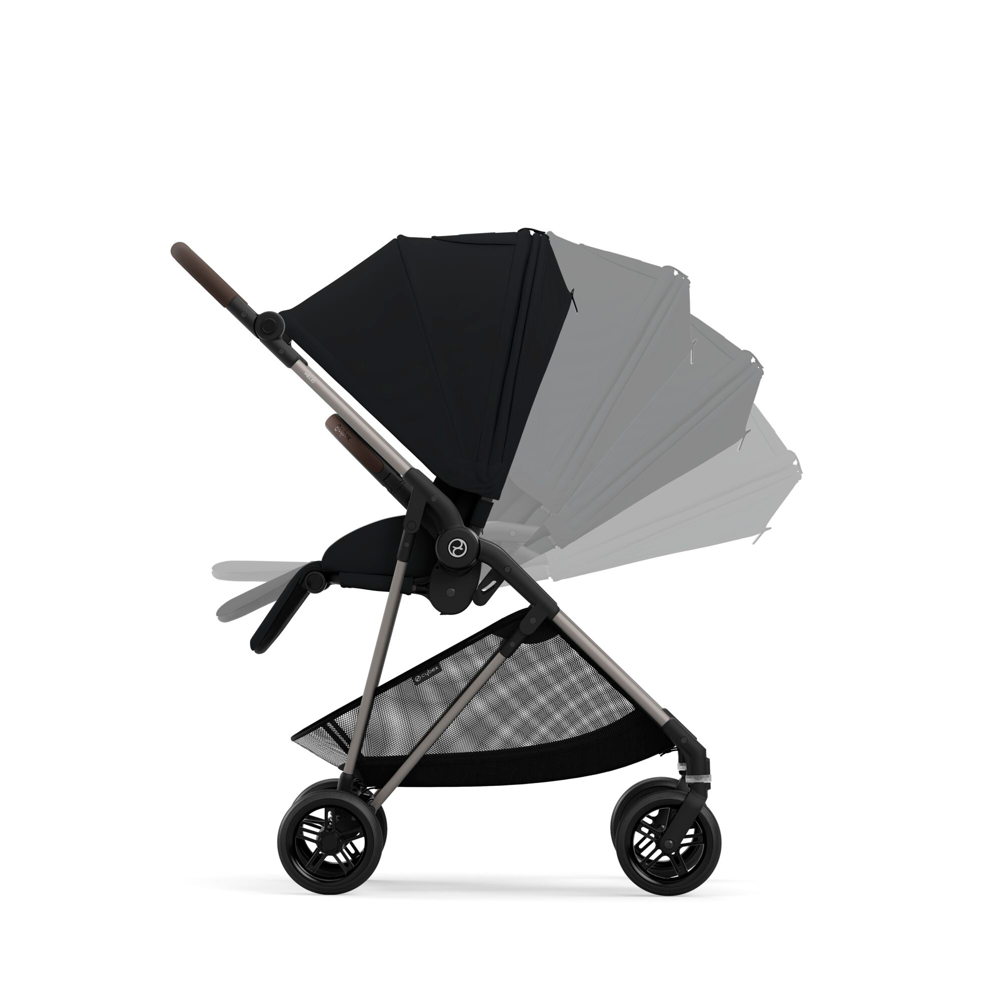 Kombi-Kinderwagen, cybex, Schwarz – Produktansicht