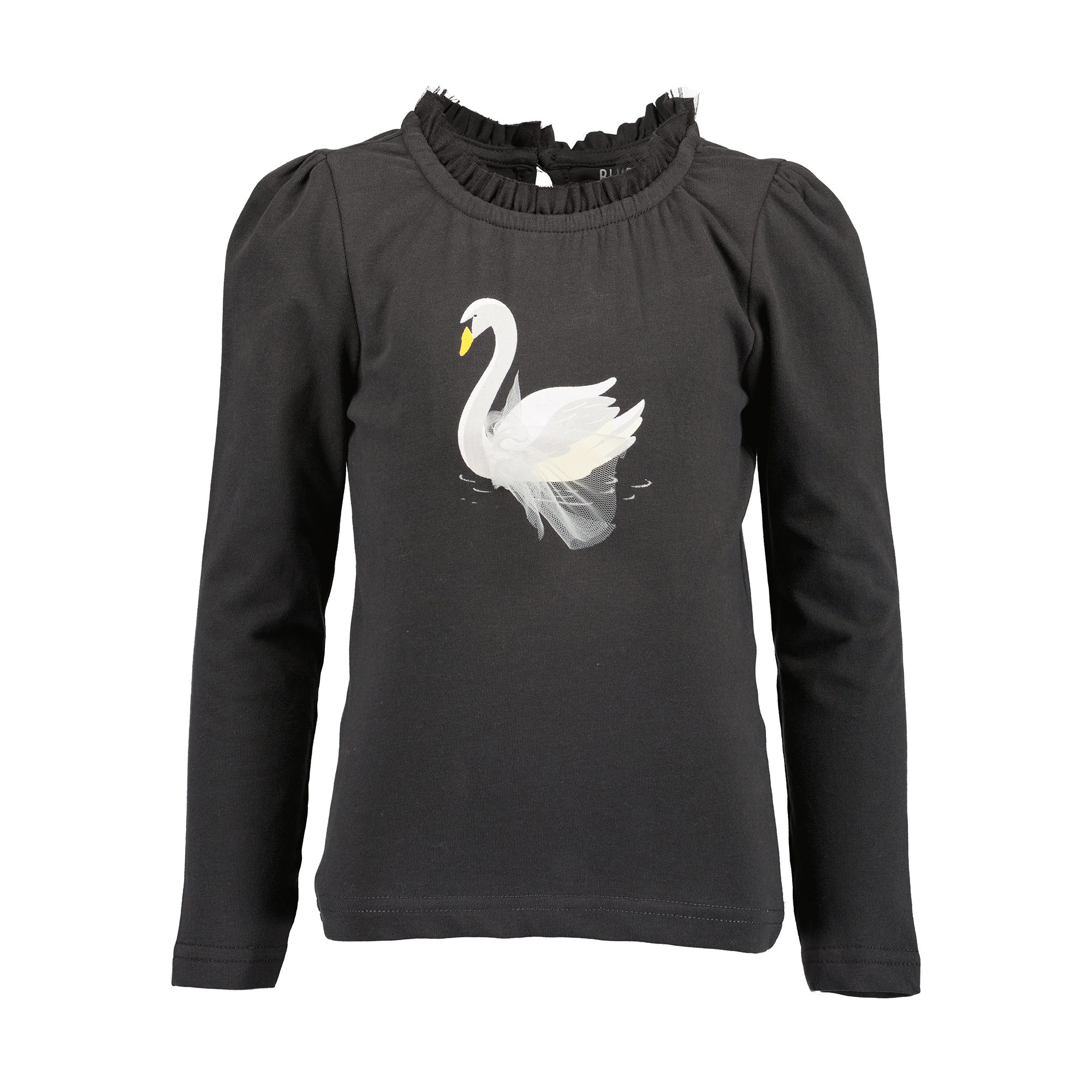 Langarmshirts, blue seven, Grau – Besonderheit: aus 95% Baumwolle