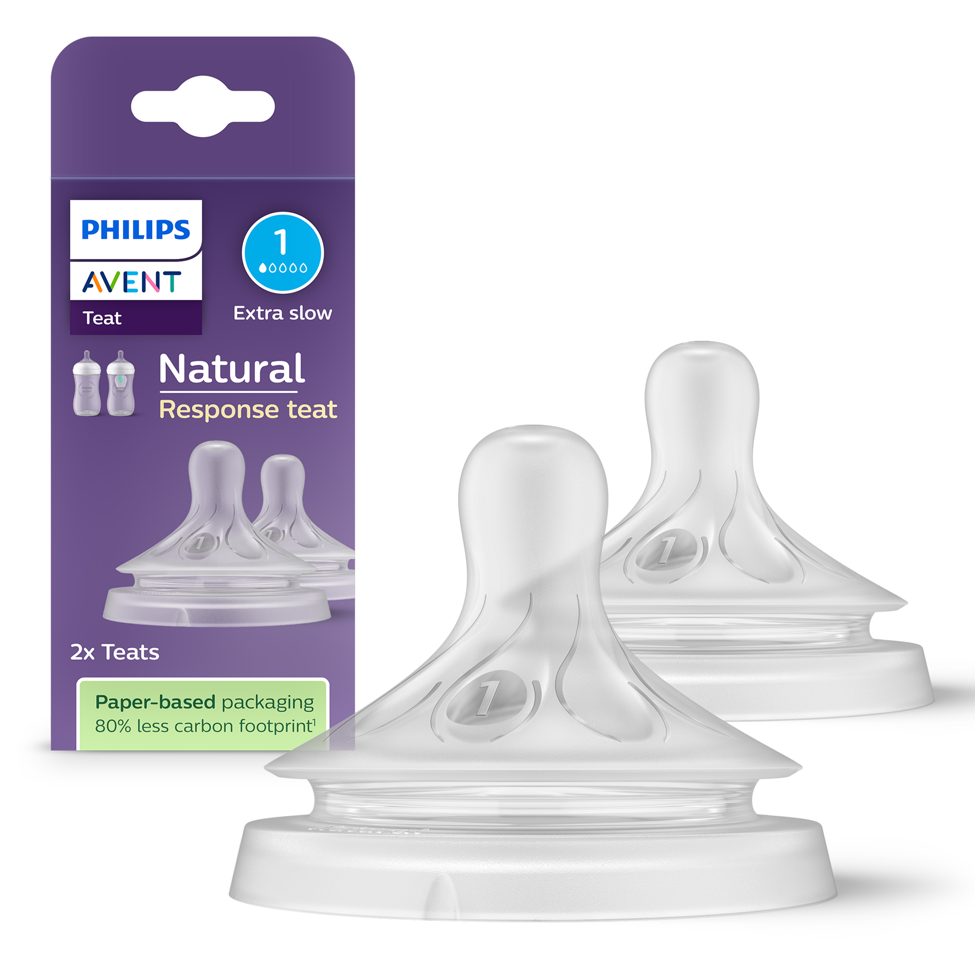 Trinksauger, PHILIPS AVENT, Transparent – Produktansicht