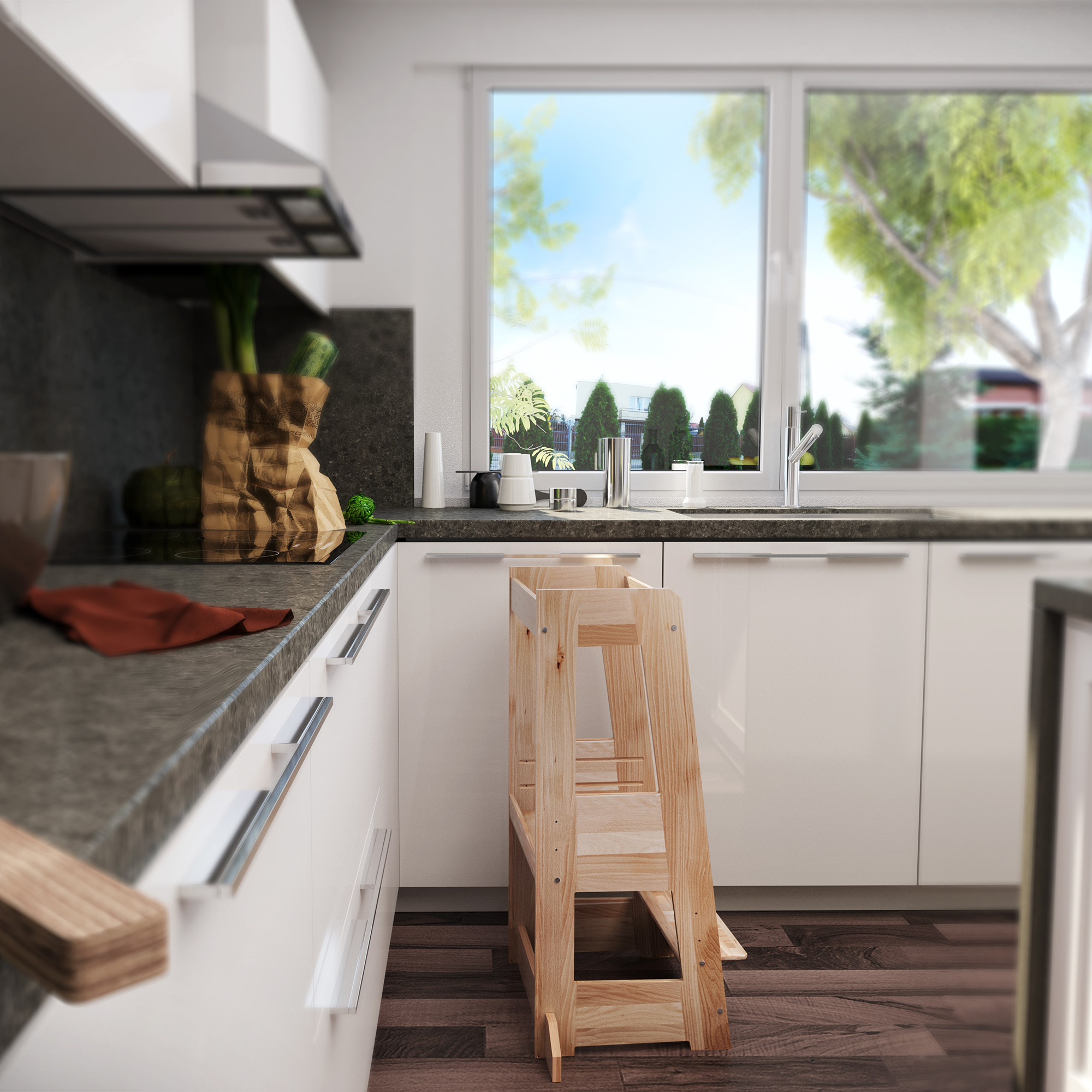 Lerntürme, tiSsi, Beige – Produktansicht