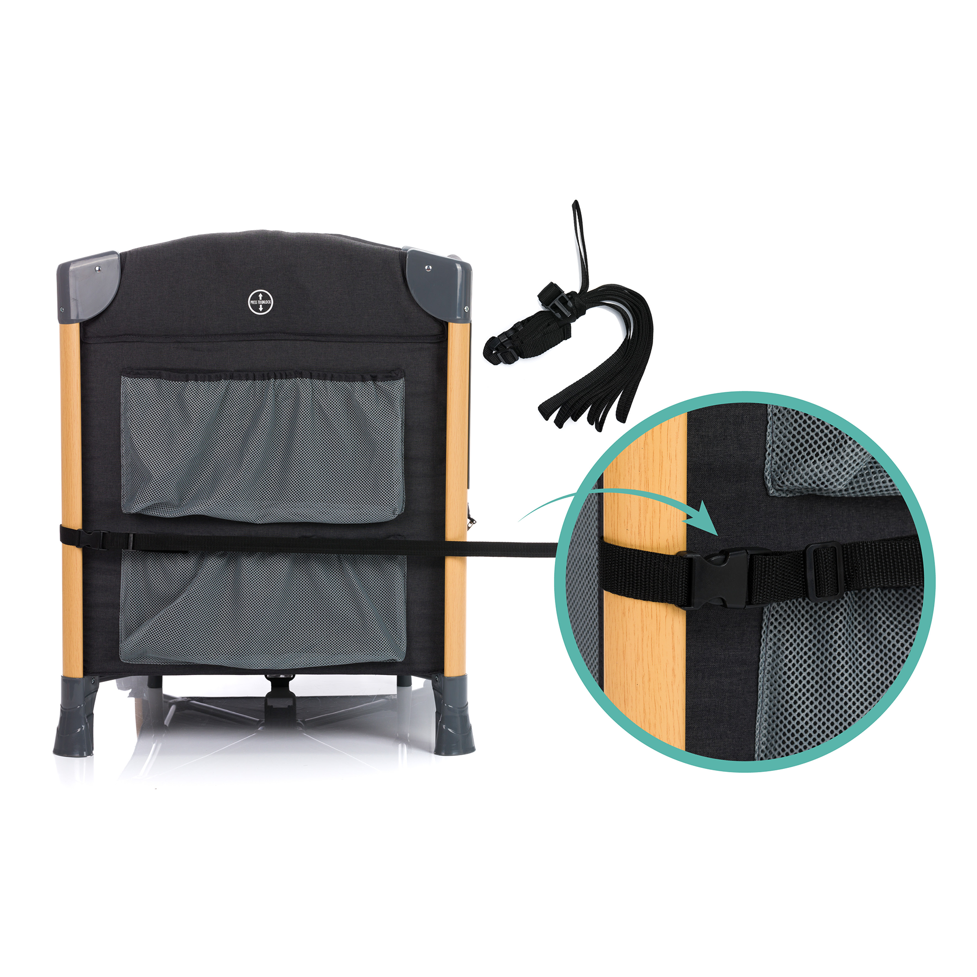 Reisebetten & Zubehör, fillikid, Grau – Produktansicht