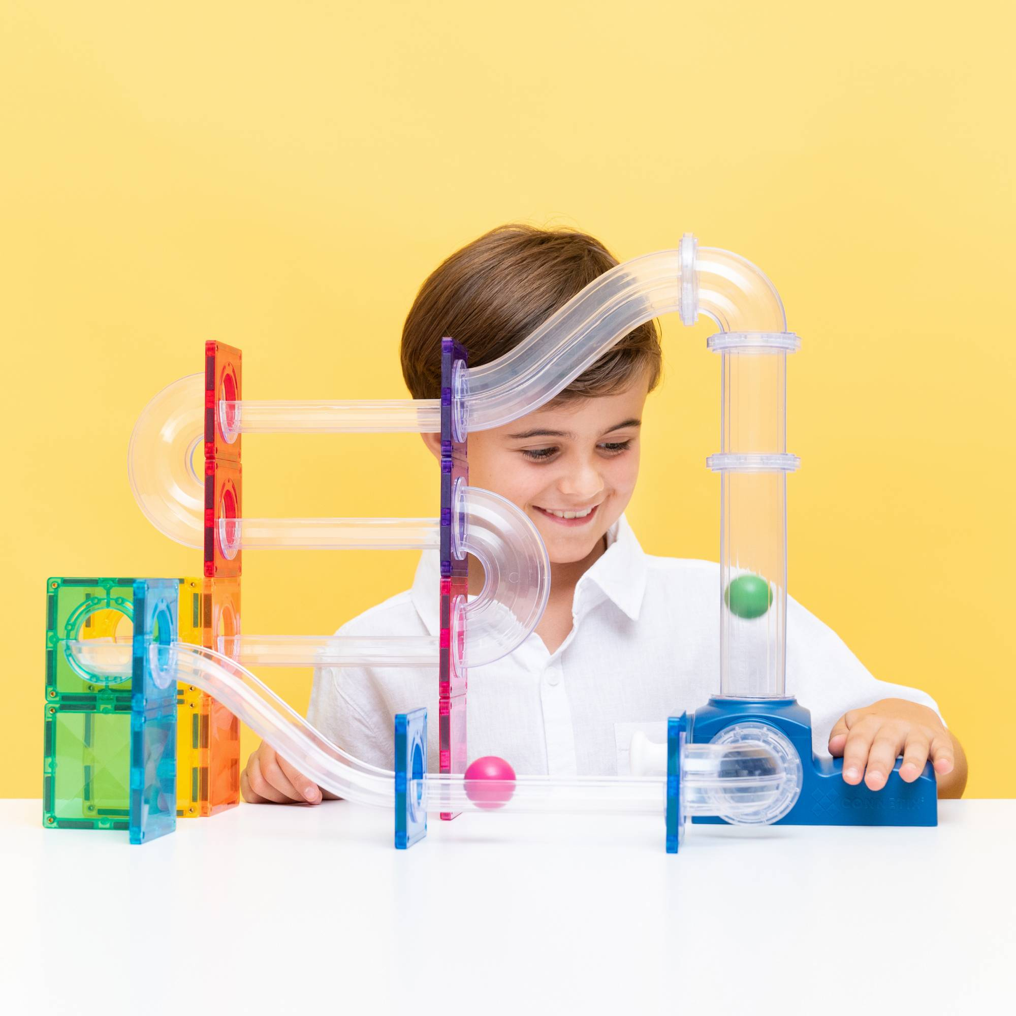 Kugelbahn, Connetix, Lila – Produktansicht