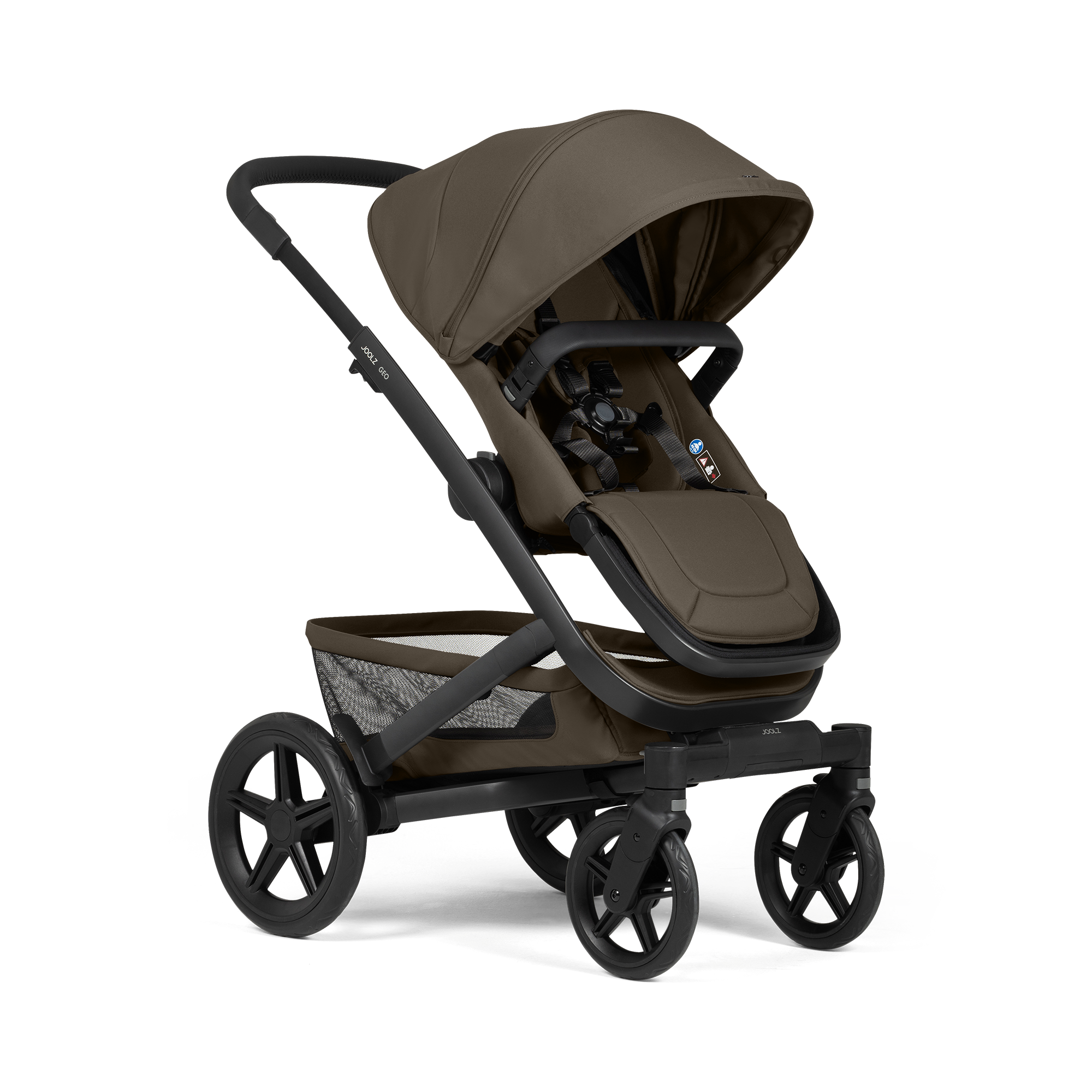 Kinderwagen grau, JOOLZ, Braun – Produktansicht