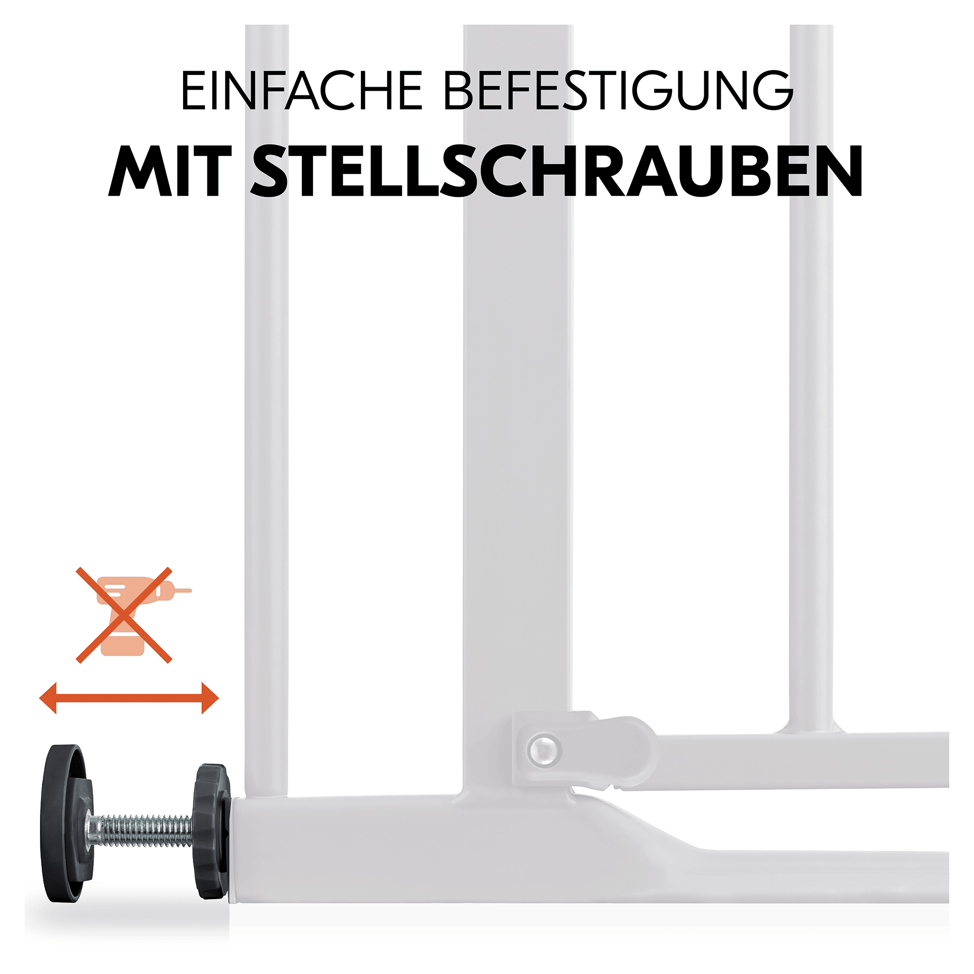 Tür- & Treppenschutzgitter, hauck, Grau – Produktansicht