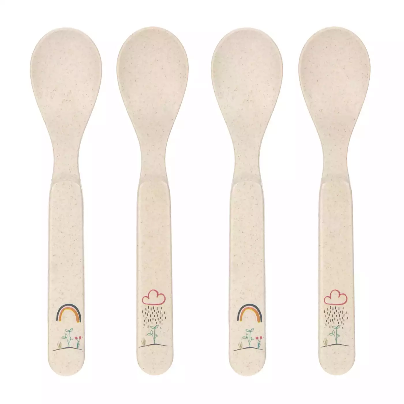 Kinderbesteck, LÄSSIG, Beige – Besonderheit: BPA-frei