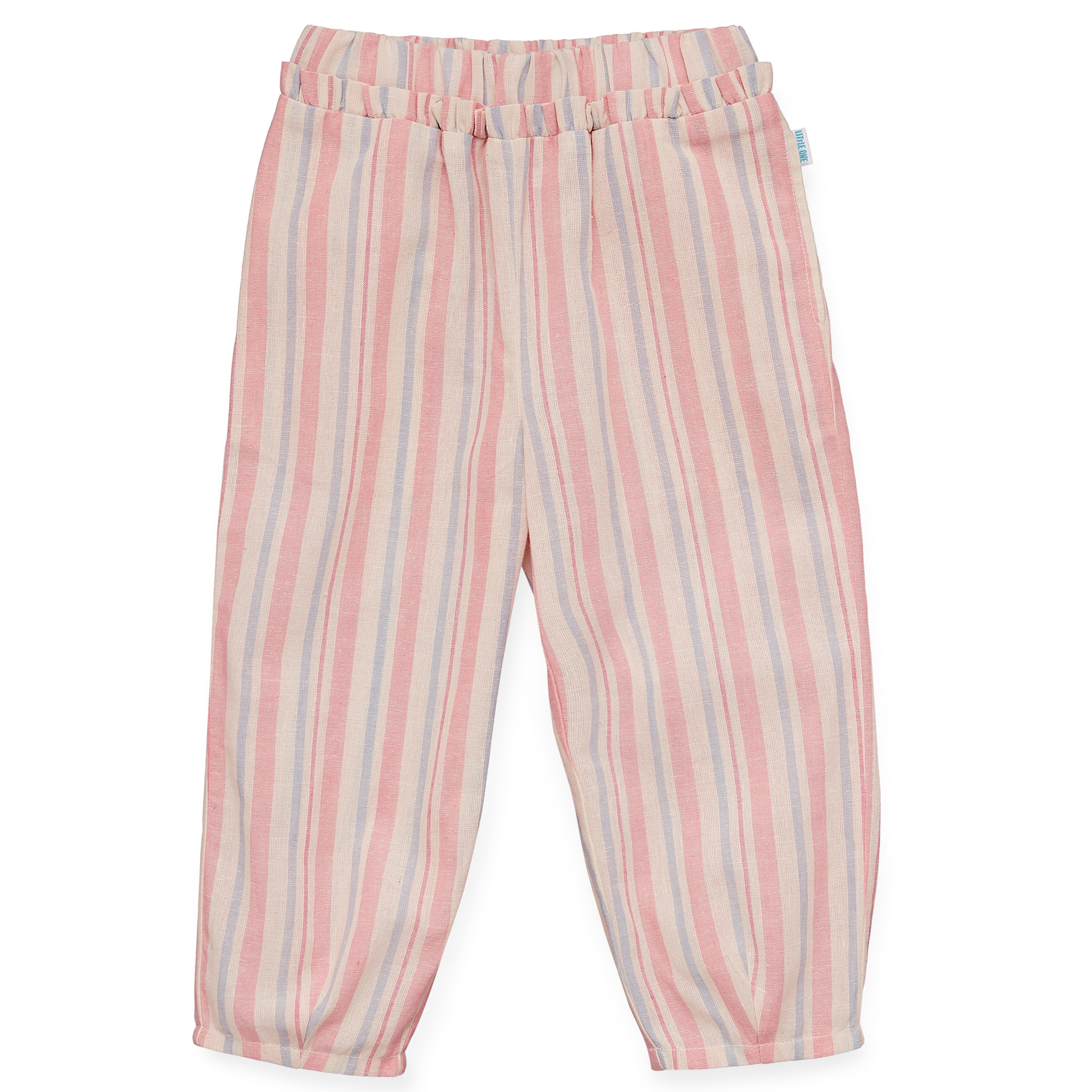 Lange Hosen, LITTLE ONE, Beige – Besonderheit: aus 75% Baumwolle und 25% Leinen