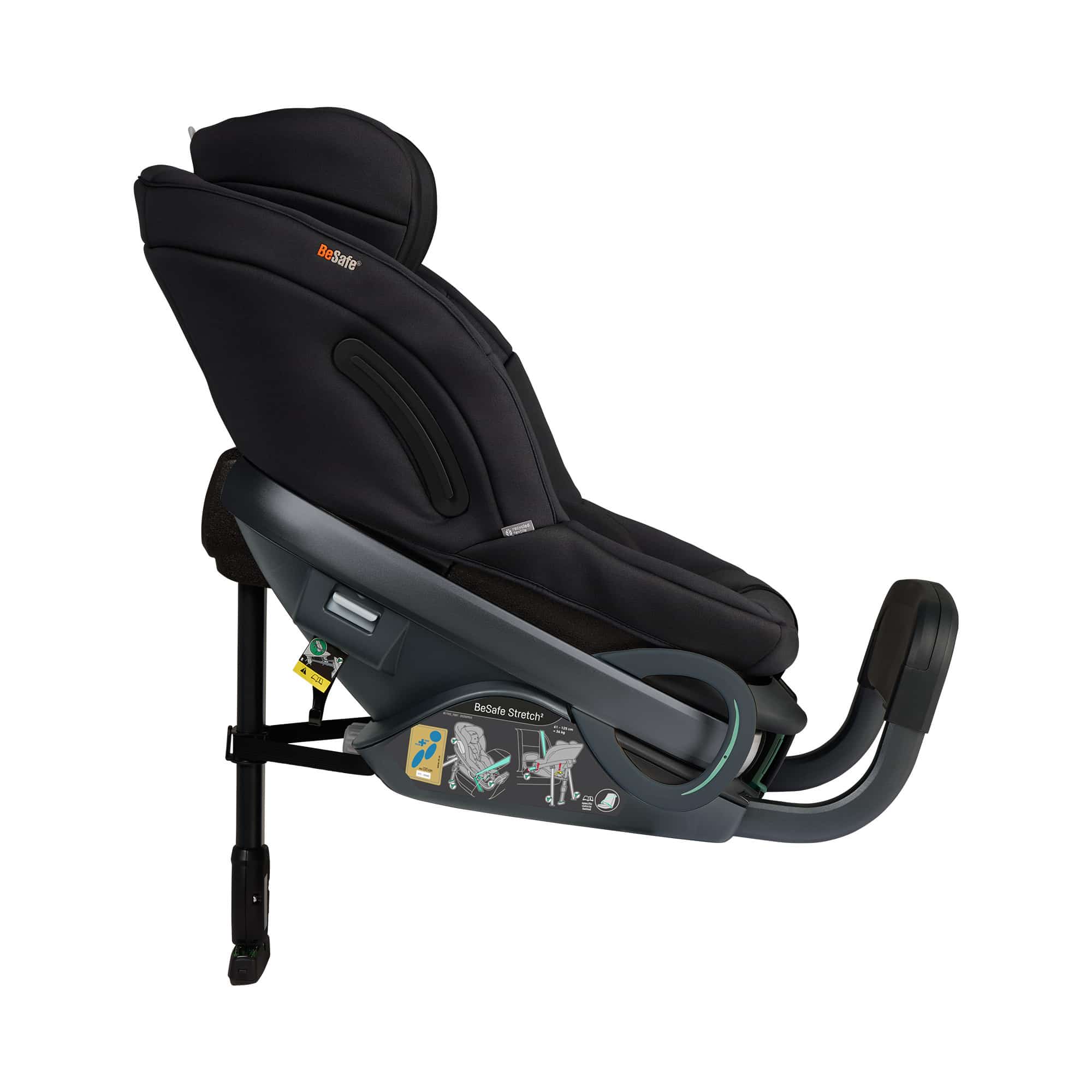 Kindersitze 9-36 kg, Gruppe 1/2/3, BeSafe, Schwarz – Produktansicht