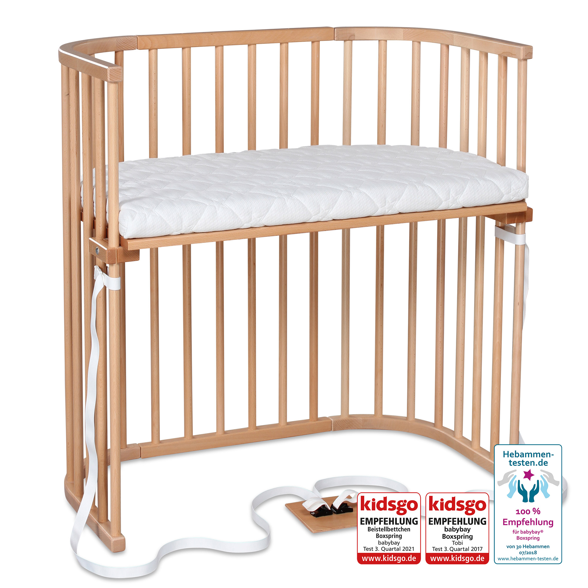 Beistellbetten, babybay, Beige – Produktansicht