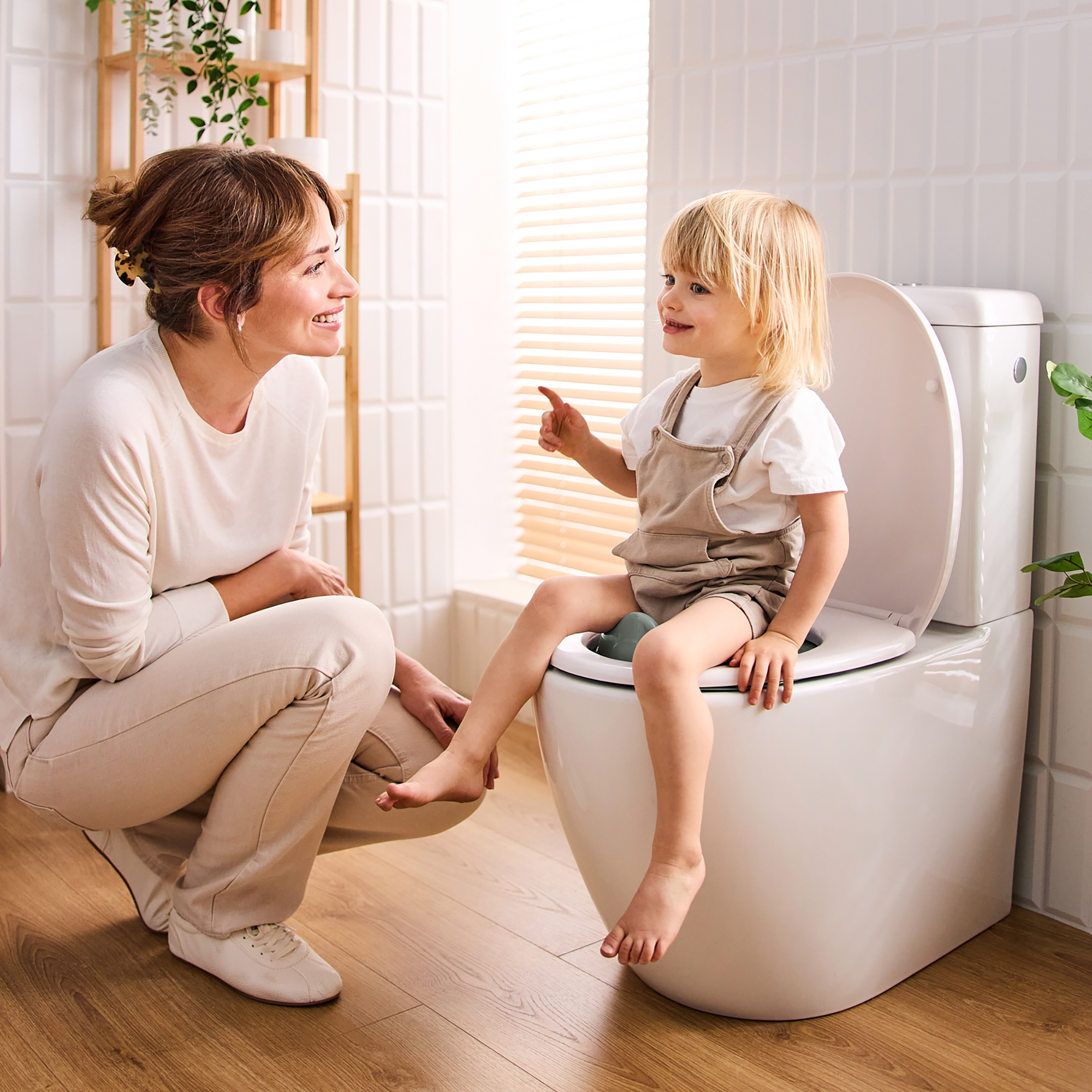 Toilettensitze, rotho Babydesign, Grün – Produktansicht