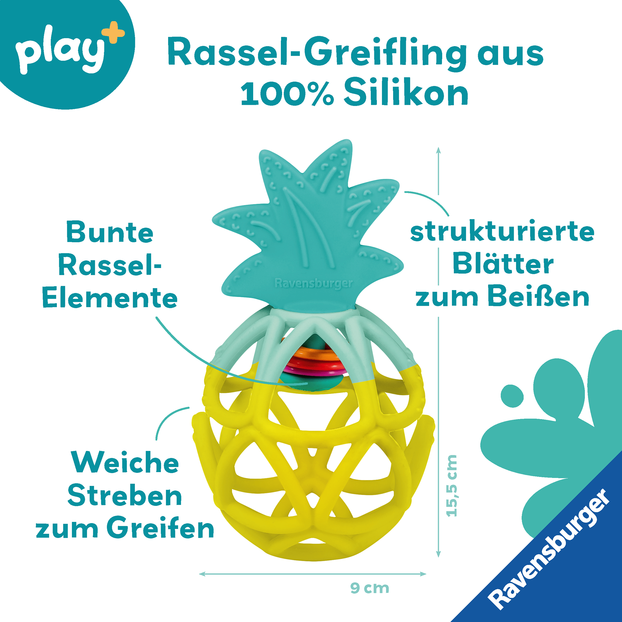 Rasseln & Greiflinge, Ravensburger, Gelb – Produktansicht