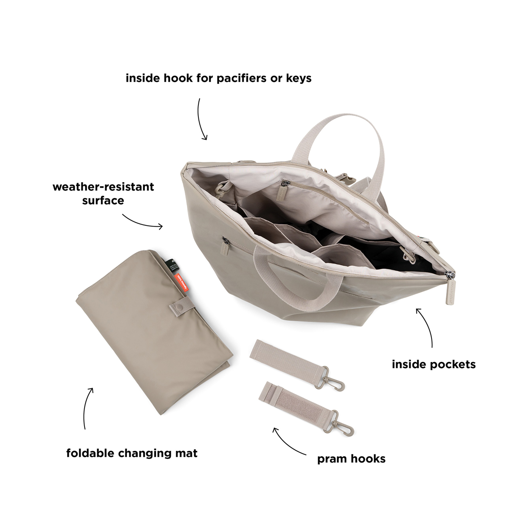 SALE % Pflege, done by deer, Beige – Produktansicht