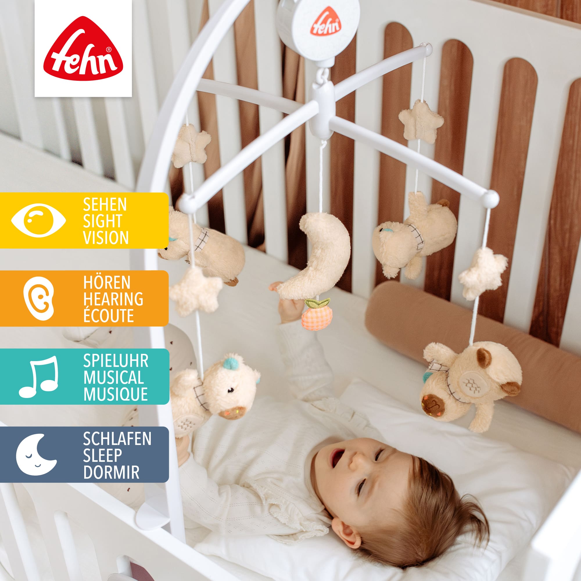 Mobilés, fehn, Beige – Besonderheit: geeignet ab der Geburt 
