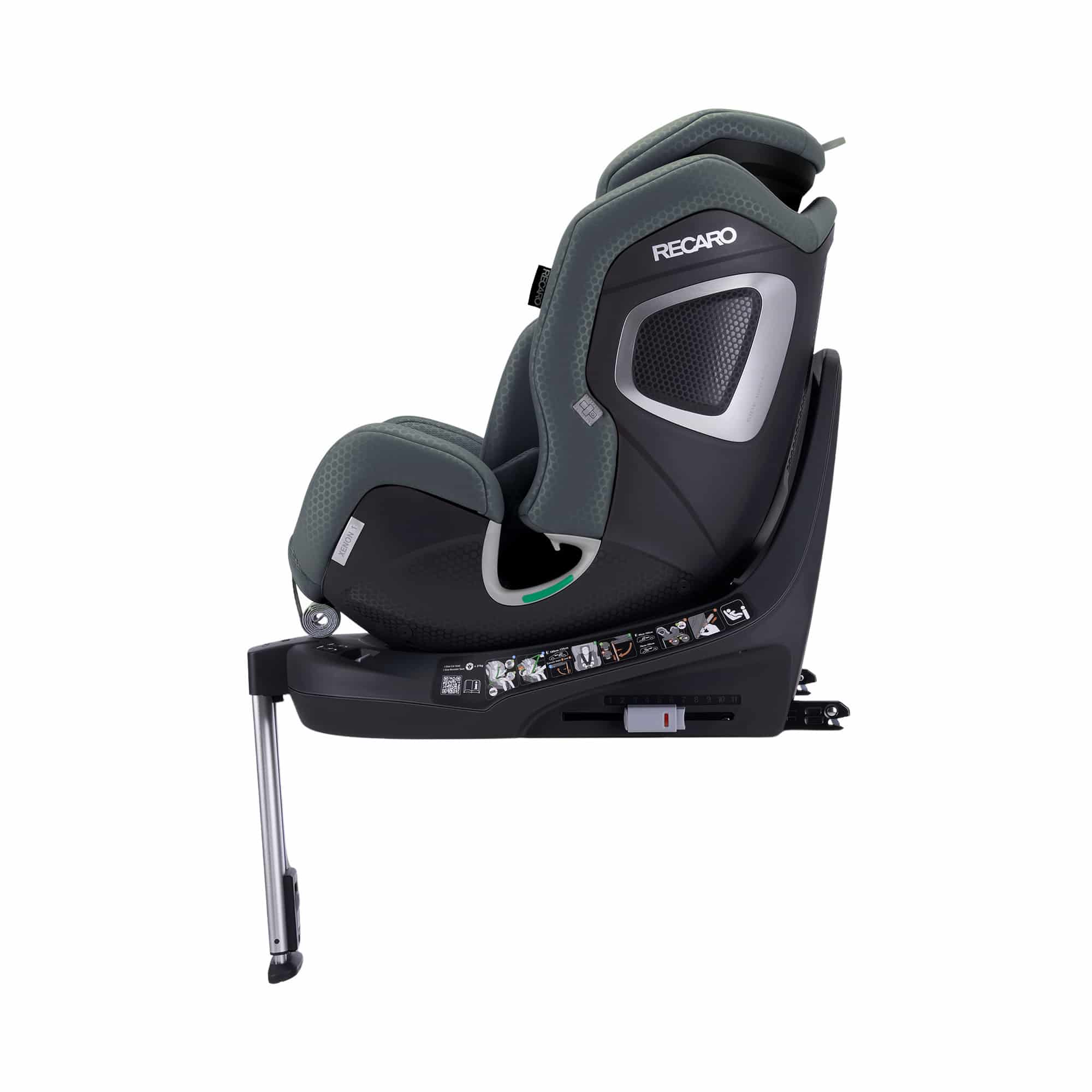 Reboarder 0-18 kg, Gruppe 0+/1, RECARO, Grau – Produktansicht