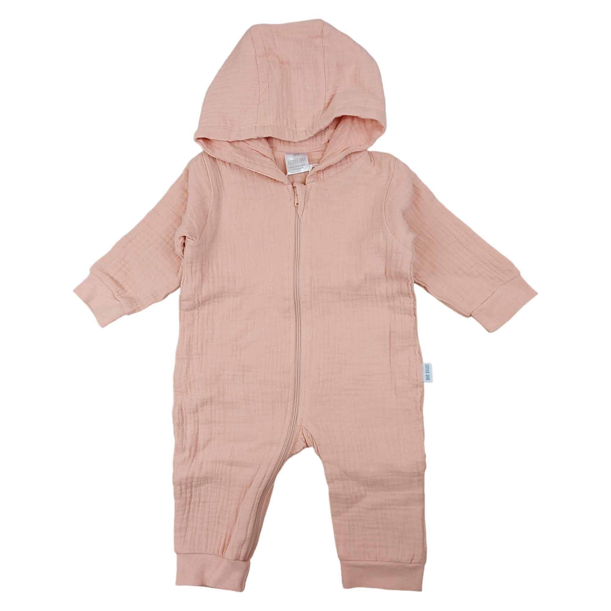 Muslin-Overall LITTLE ONE Rosa Pink M2000586184109 1