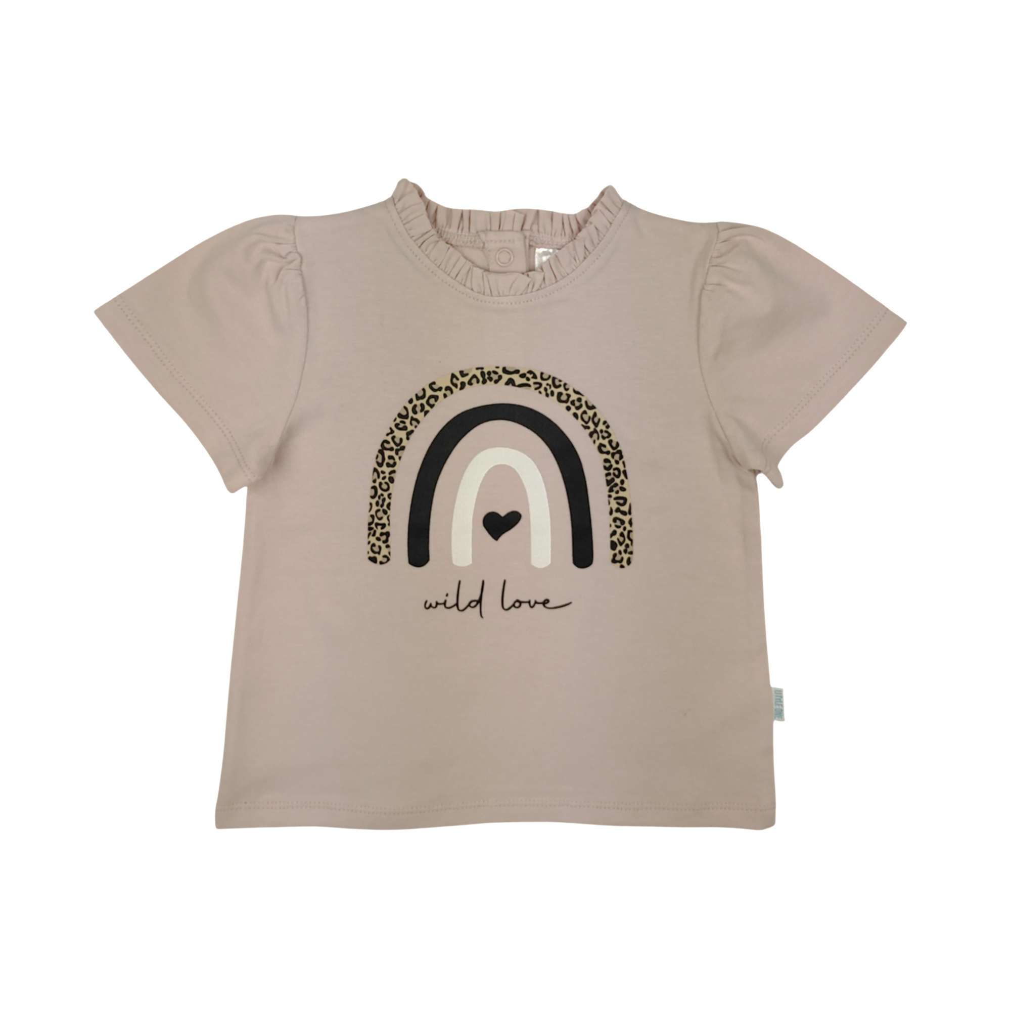 Kurzarmshirts, LITTLE ONE, Grün – Besonderheit: aus 95% Baumwolle